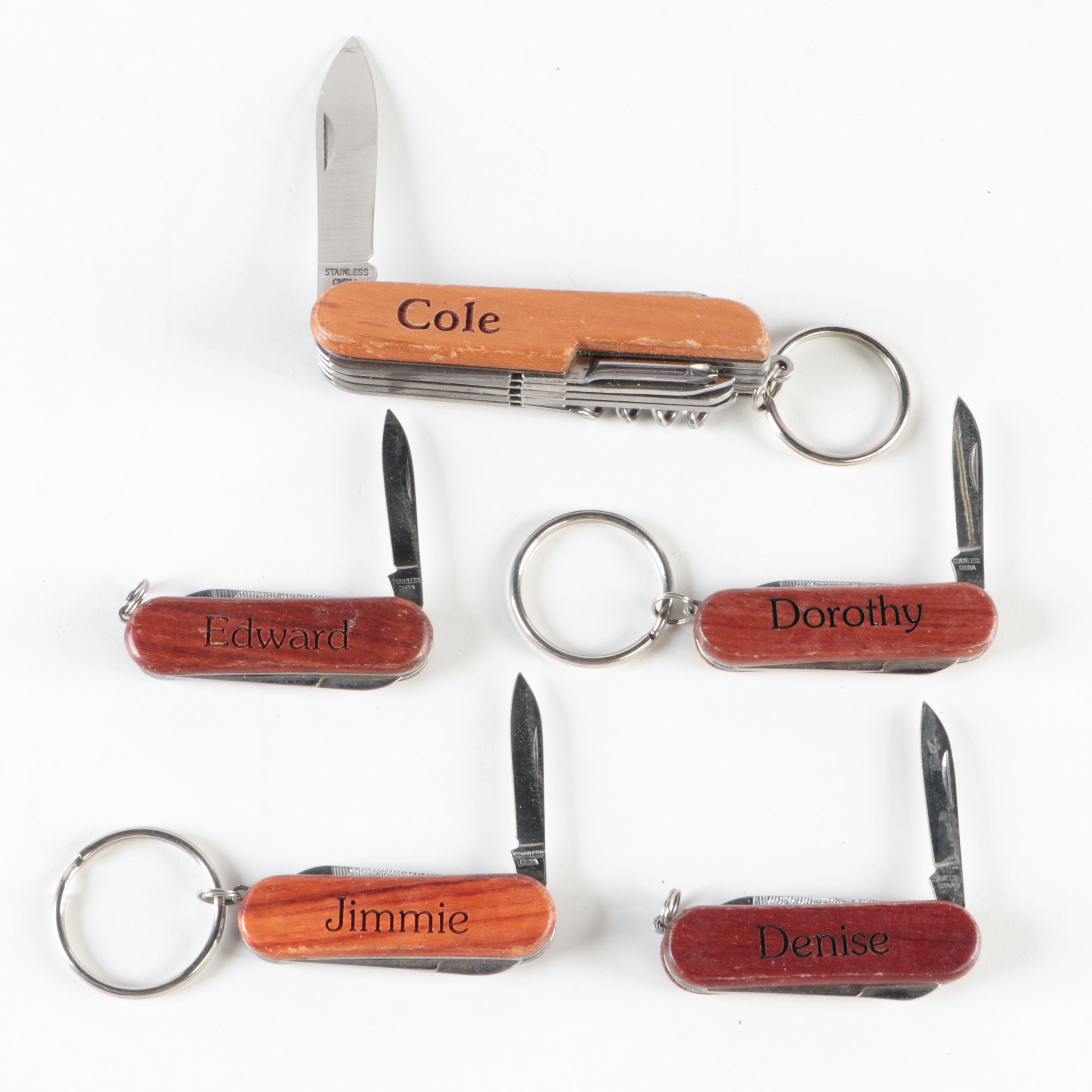 Wenger and Other Swiss Army Knives with Souvenir Pocket Knives