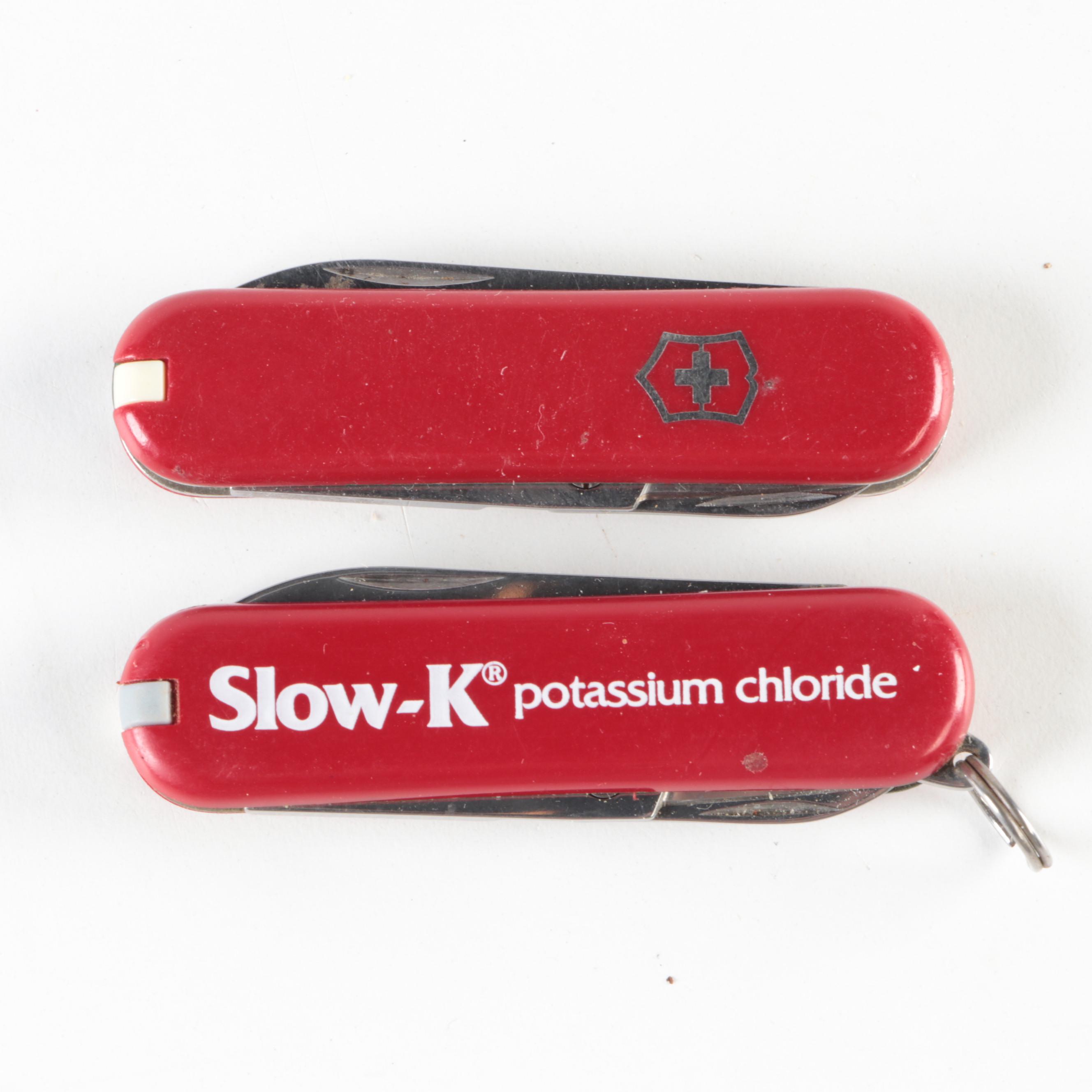 Wenger and Other Swiss Army Knives with Souvenir Pocket Knives