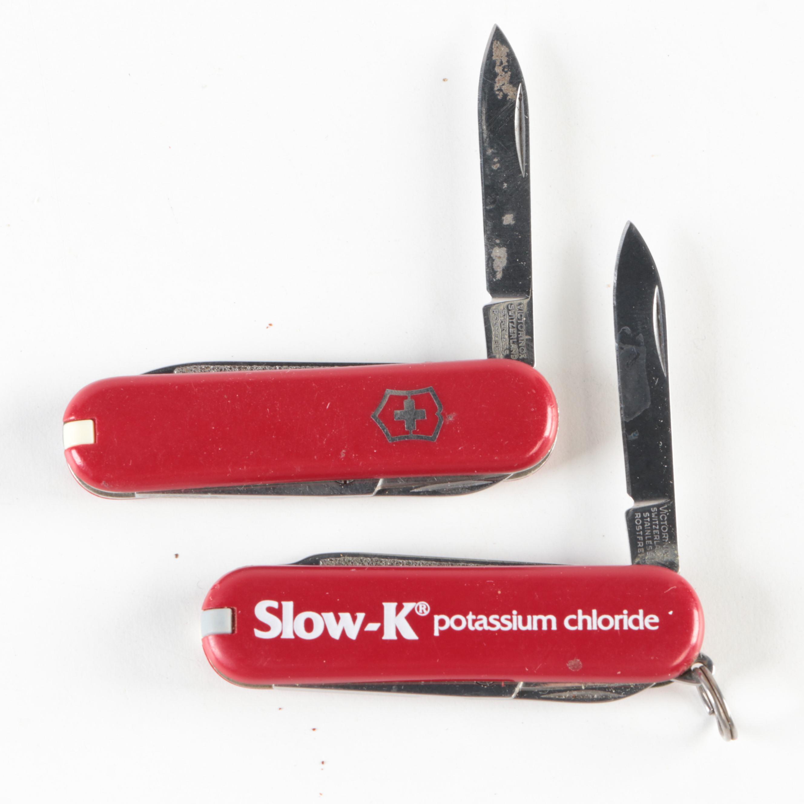 Wenger and Other Swiss Army Knives with Souvenir Pocket Knives