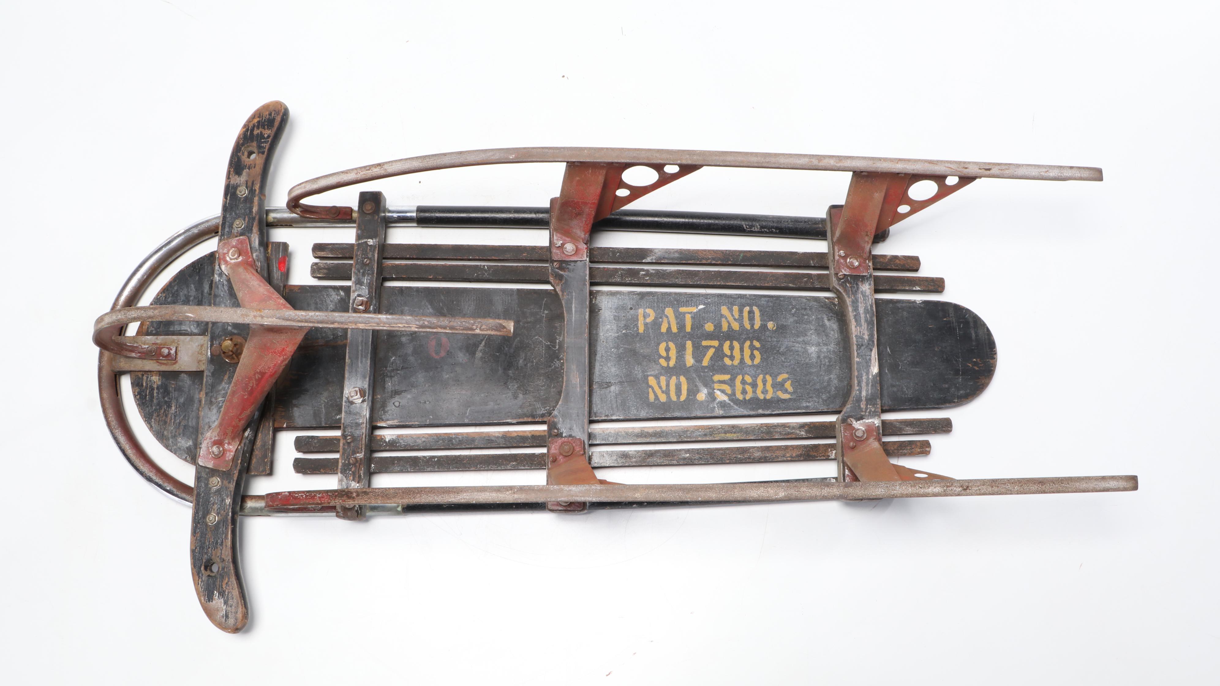Skippy Co. Sno-Plane Sled, Mid-20th Century