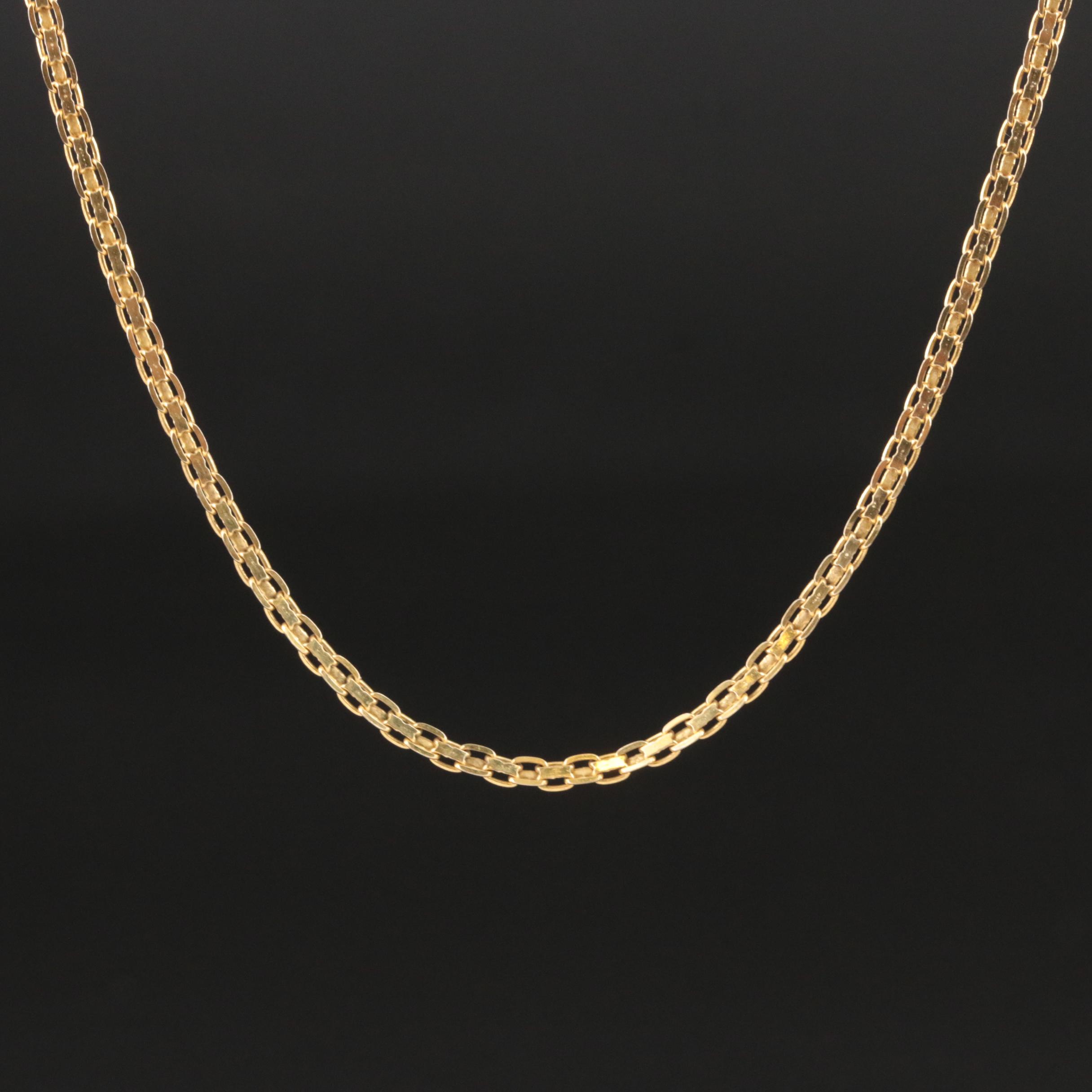 14K Bismark Chain Necklace