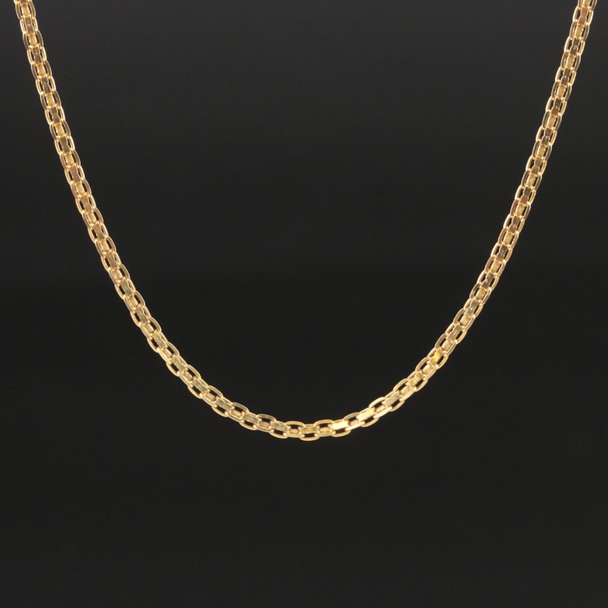 14K Bismark Chain Necklace