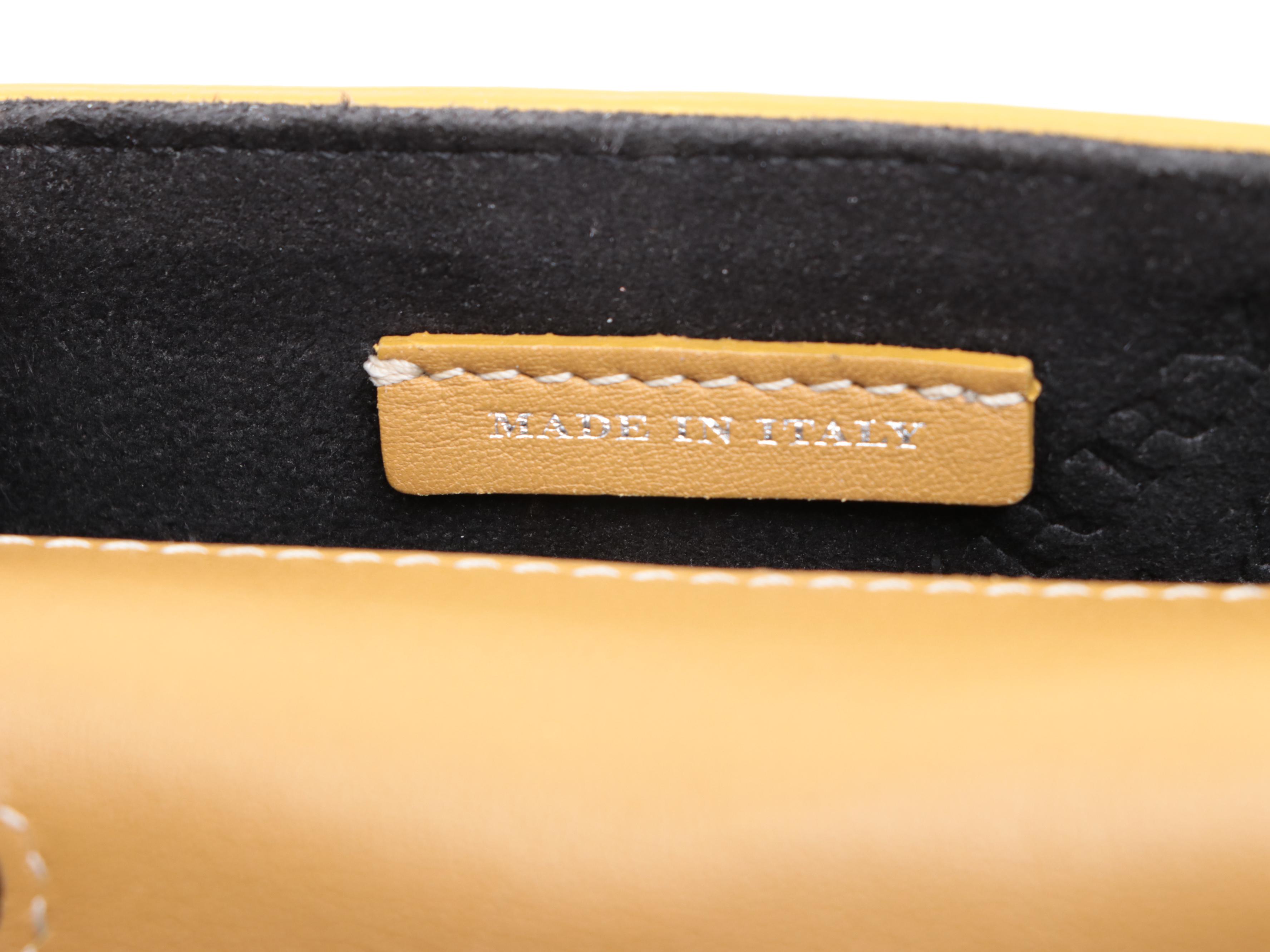 Burberry Mini Front Flap Top Handle Bag in Printed Leather with Detachable Strap