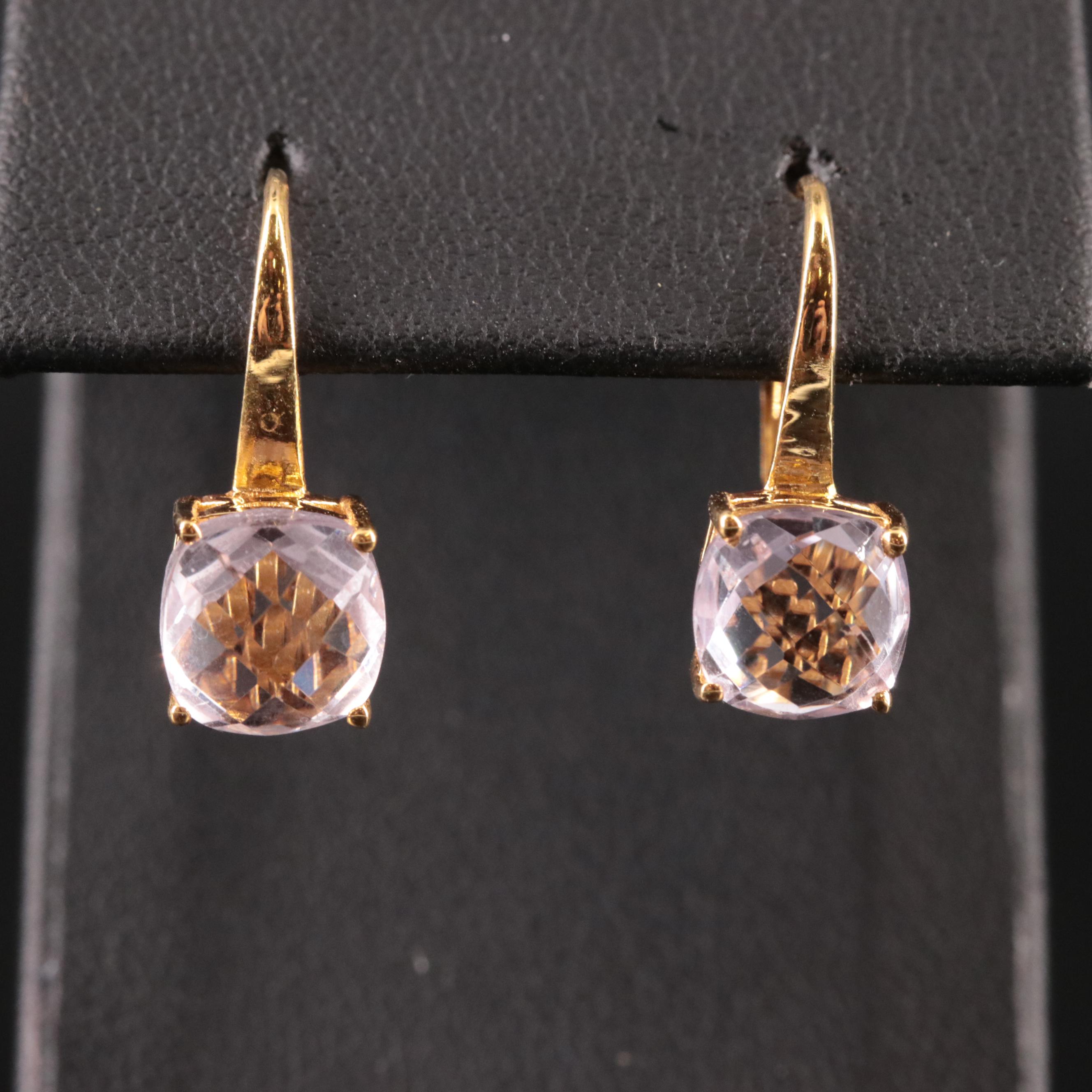 Sterling Amethyst Earrings