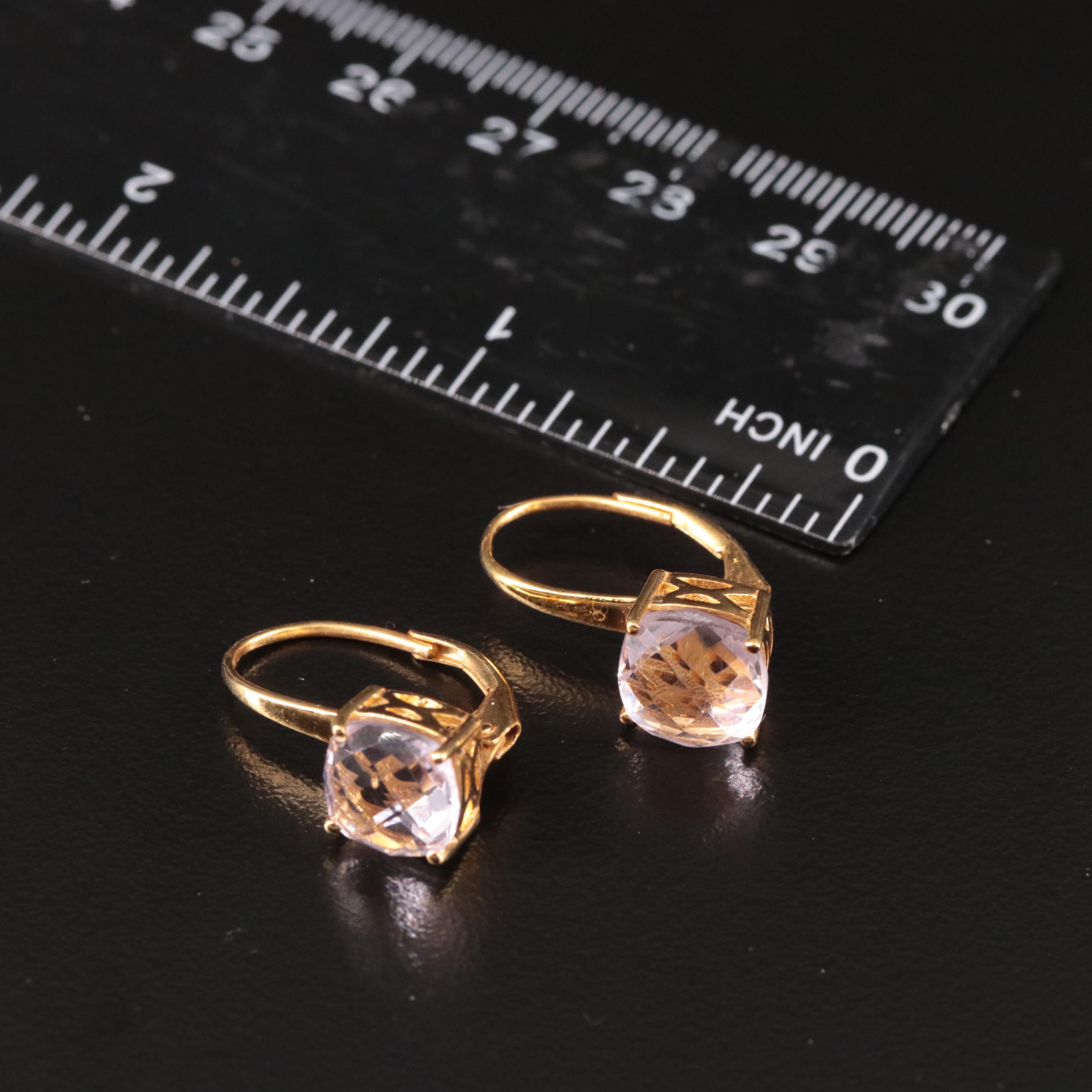 Sterling Amethyst Earrings