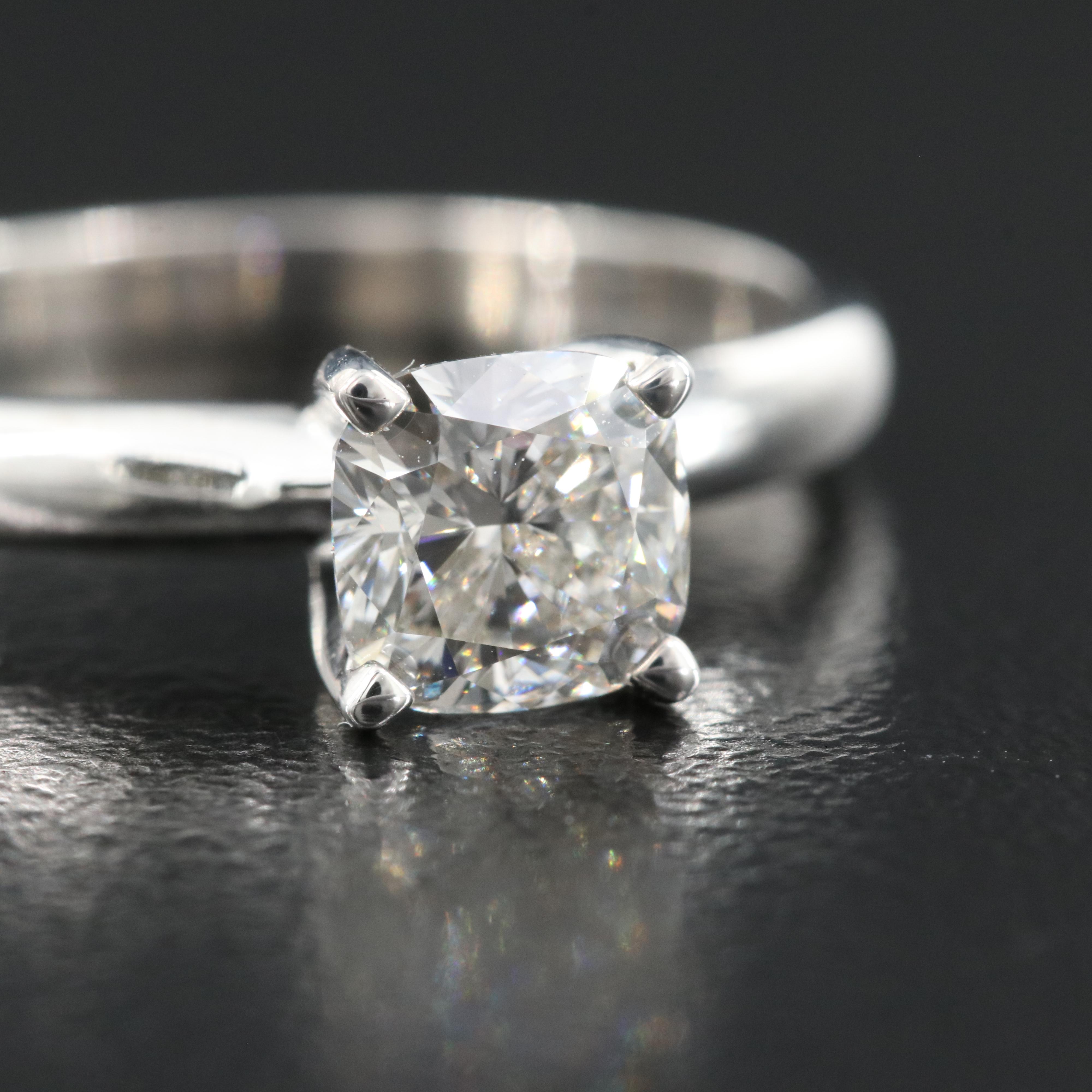 14K 1.06 CT Lab Grown Diamond Solitaire Ring