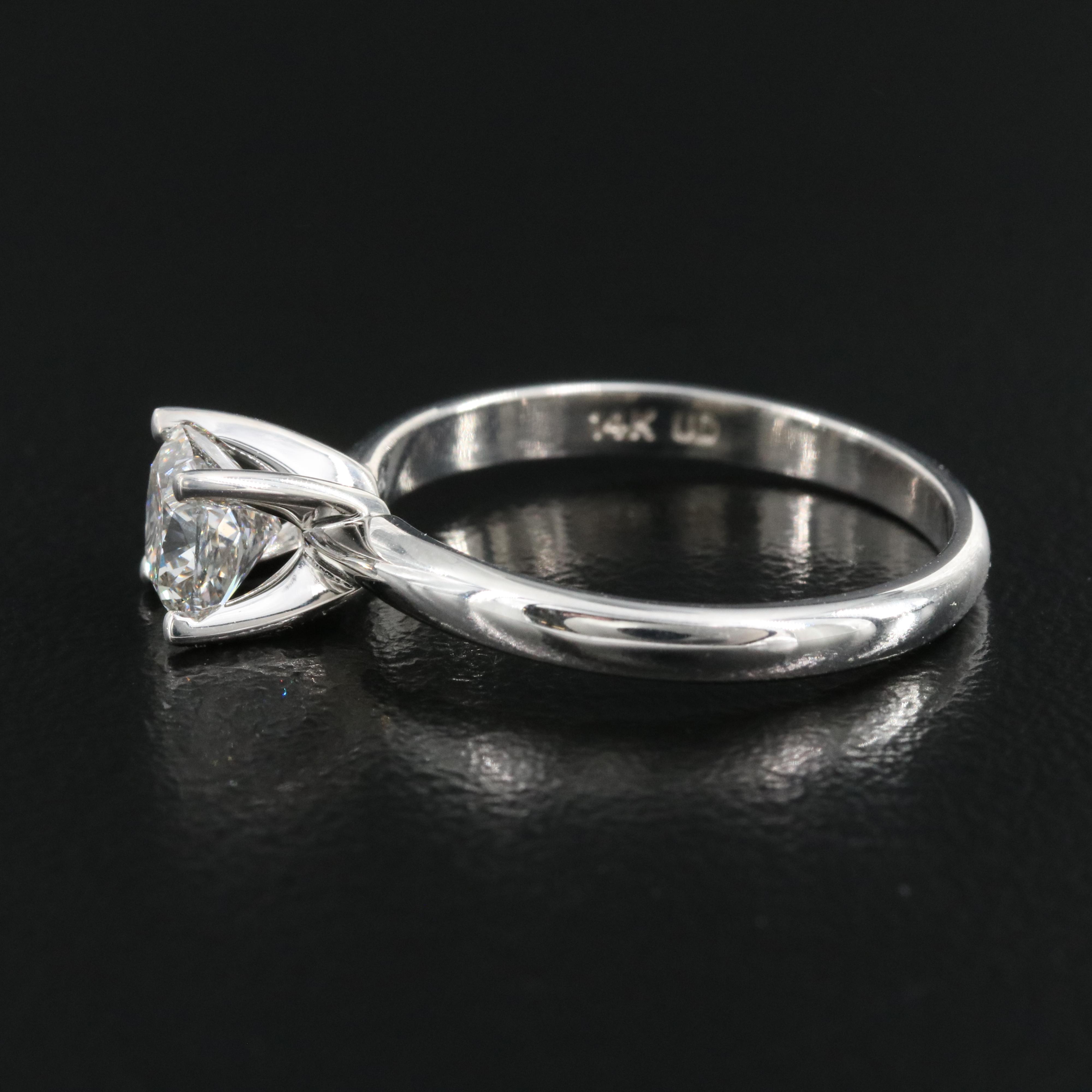 14K 1.06 CT Lab Grown Diamond Solitaire Ring