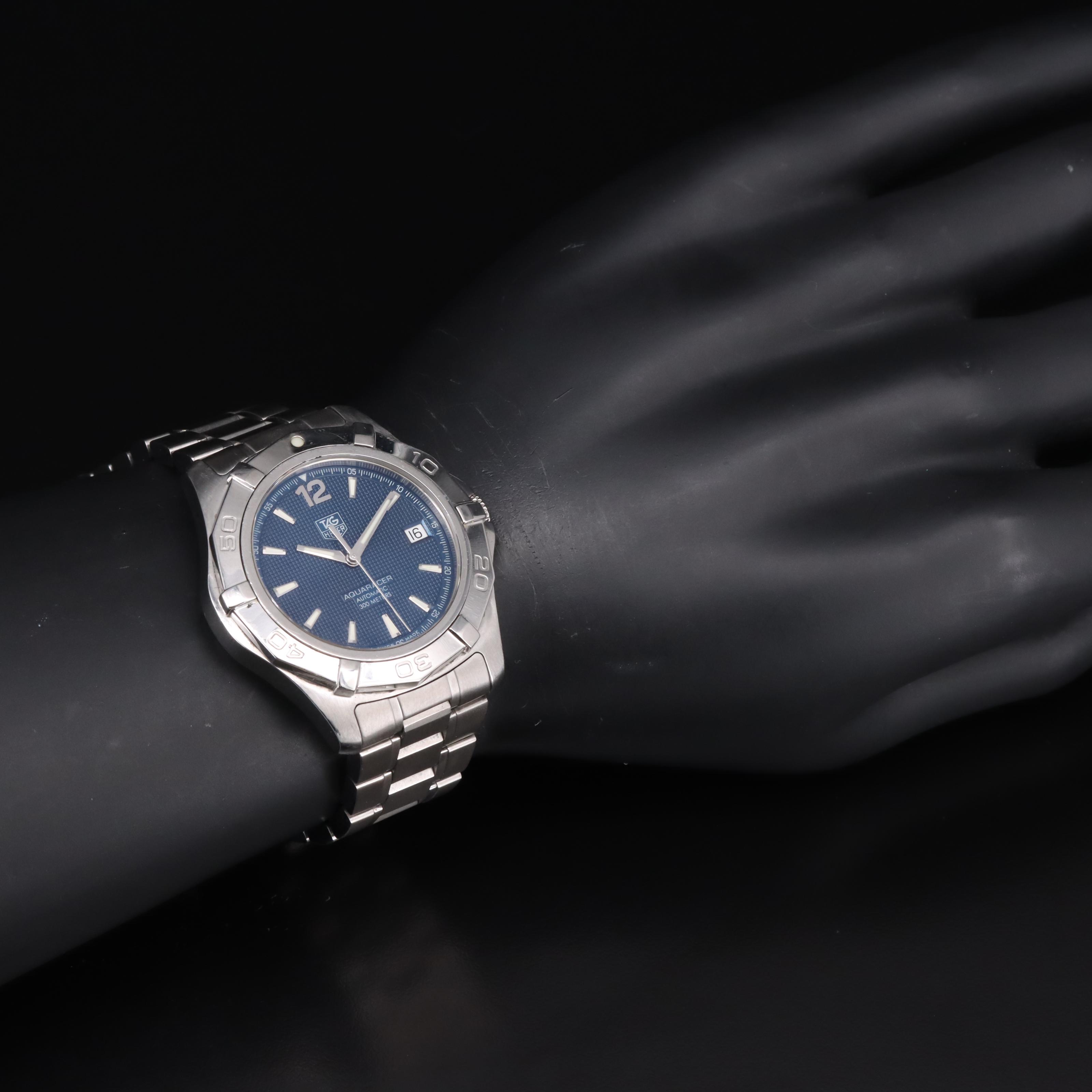 Stainless Steel TAG Heuer Aquaracer Automatic 300 Meters Watch