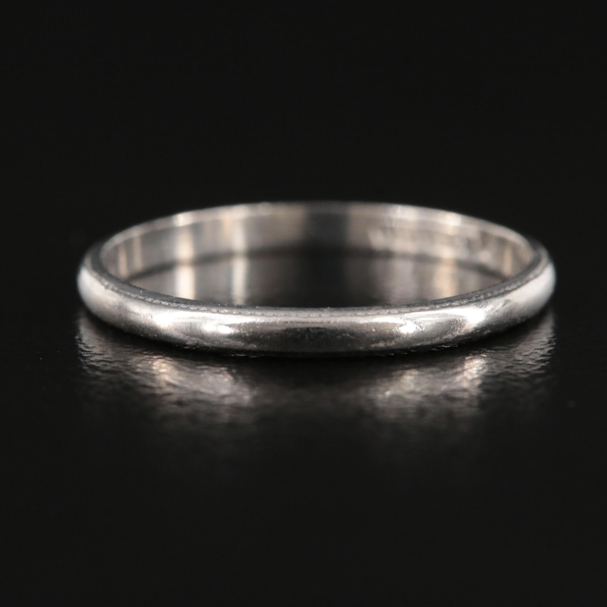 Vintage Platinum Band