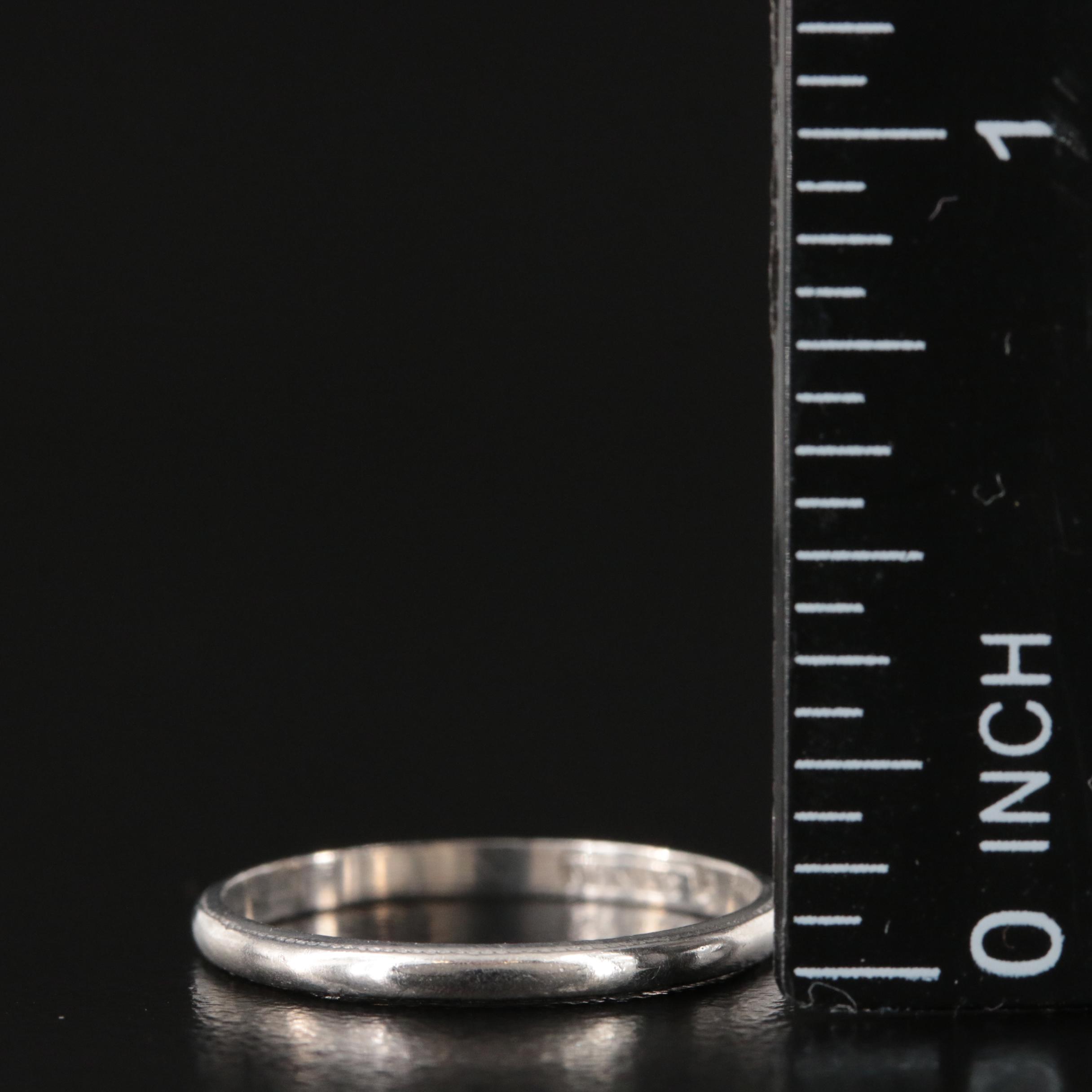 Vintage Platinum Band