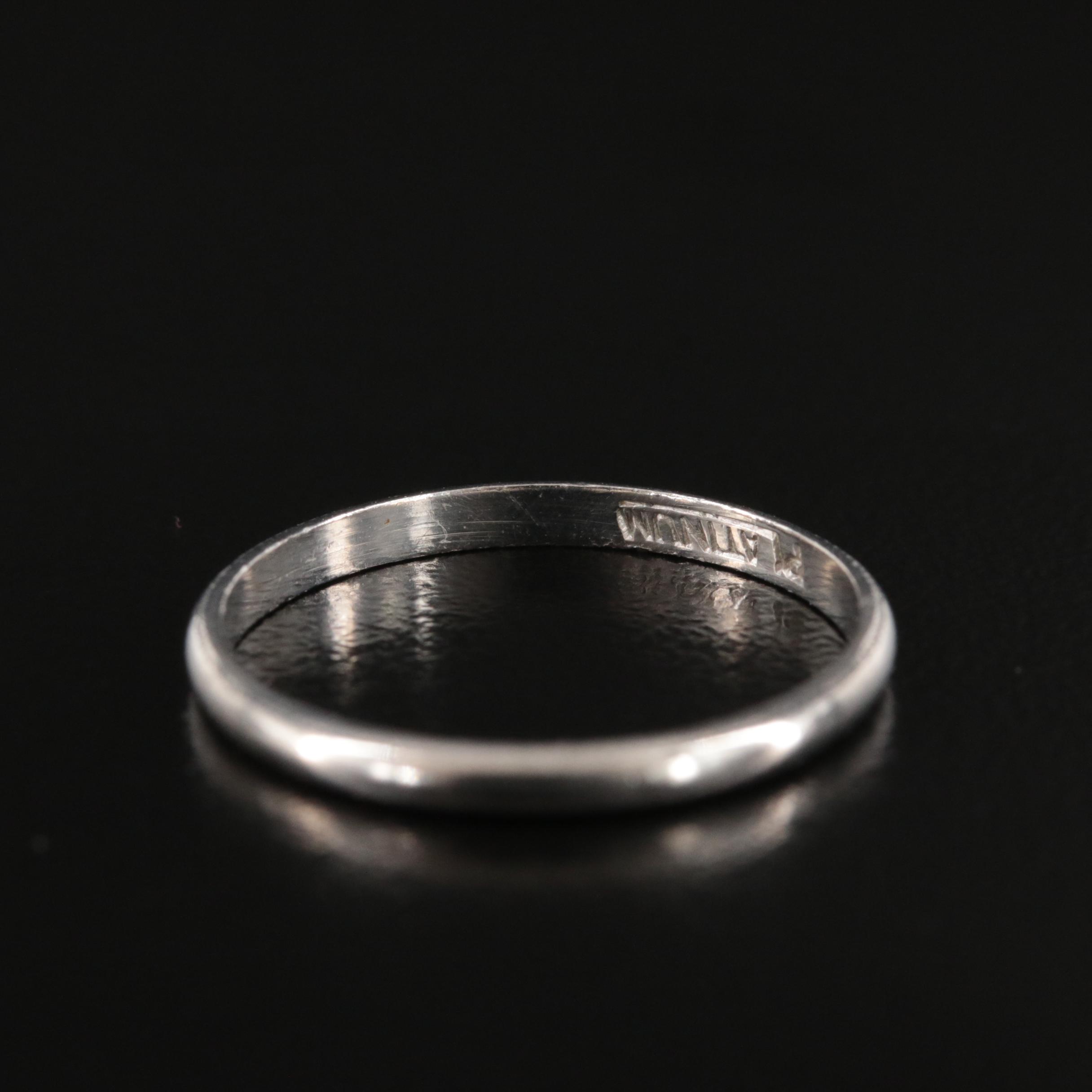 Vintage Platinum Band