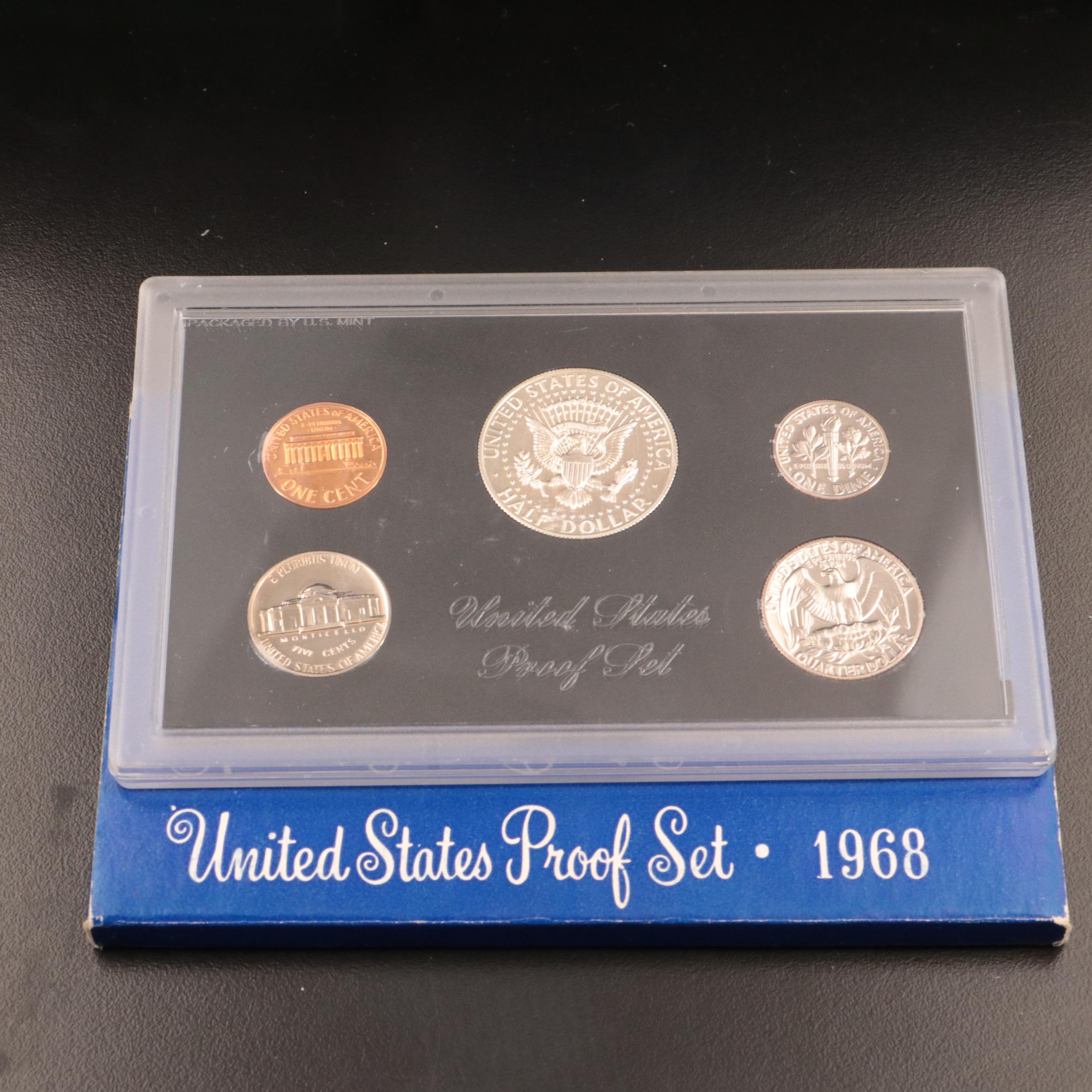 Thirty-Nine Different U.S. Mint Proof Sets, 1968–2006