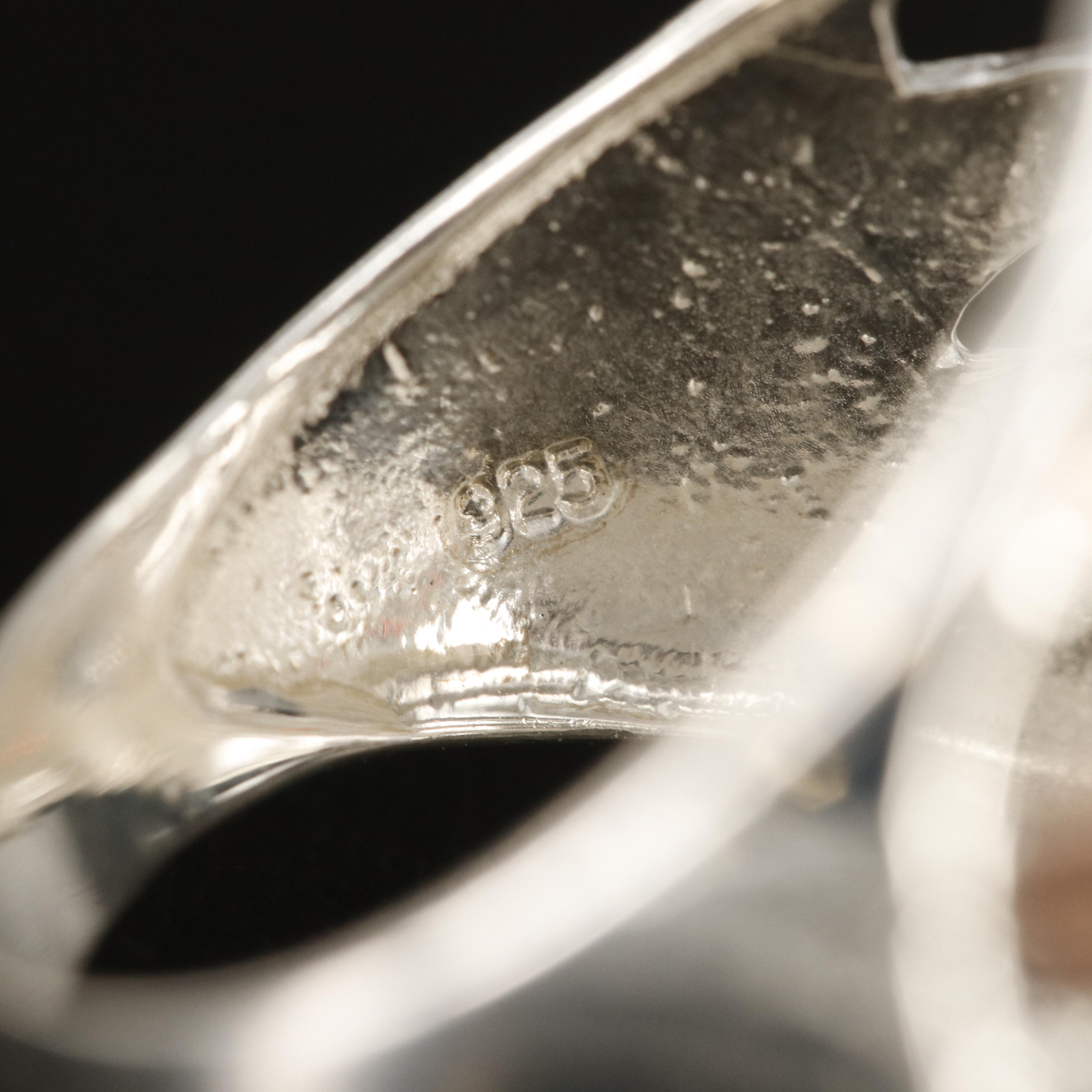 Sterling Garnet Tiger Ring