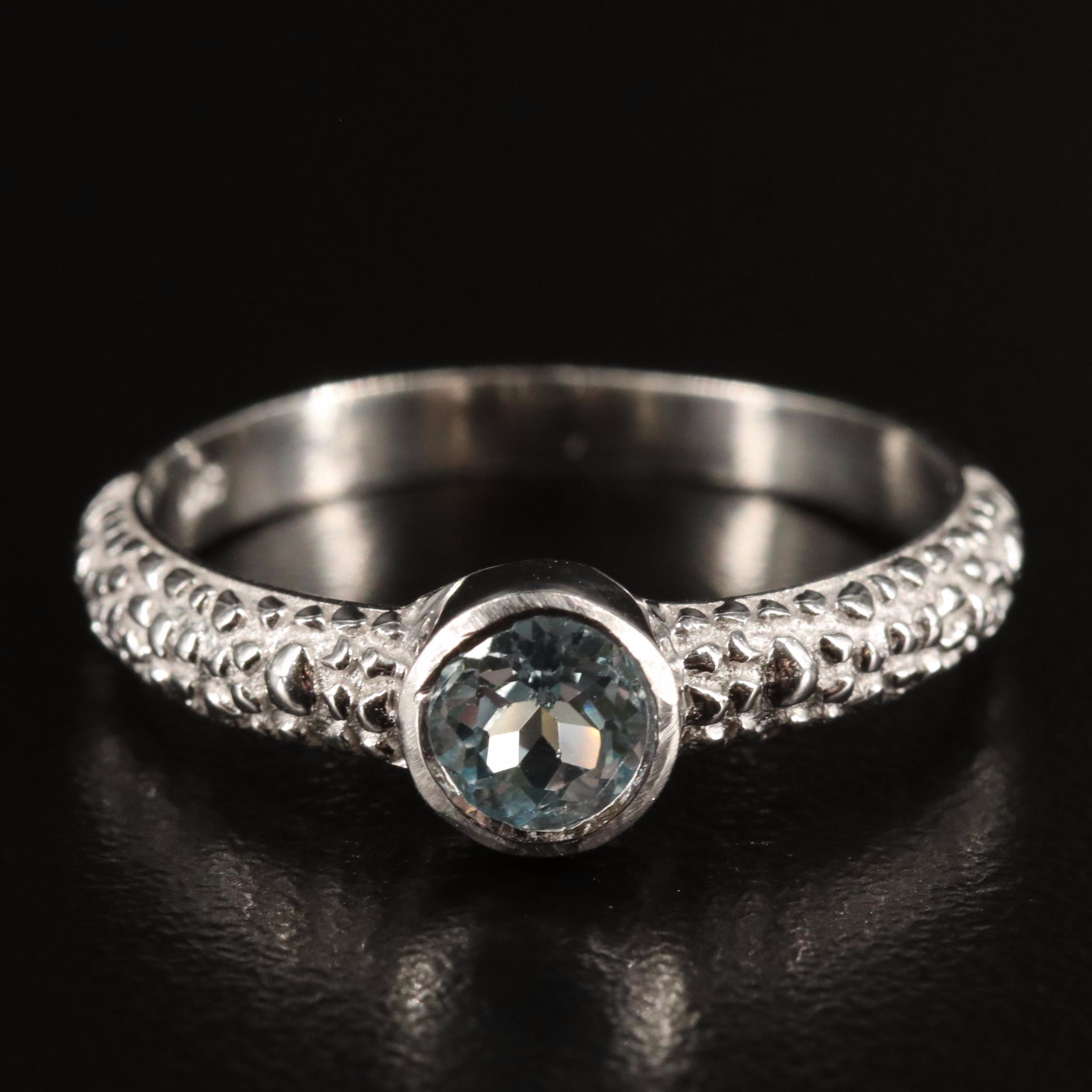 Sterling Blue Topaz Ring