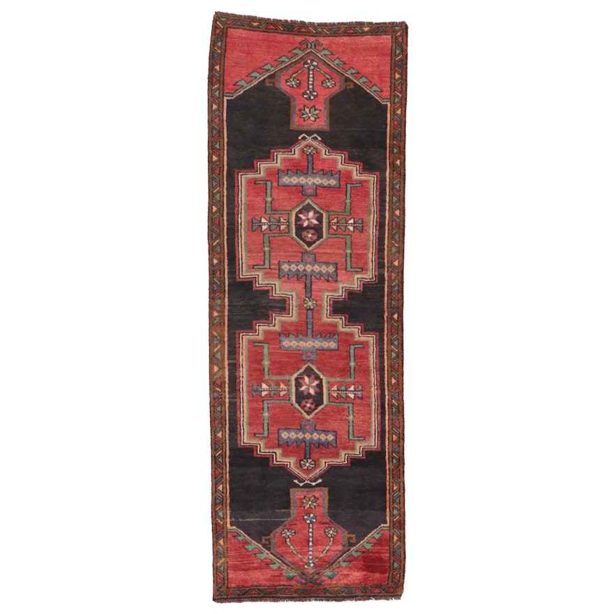 2'6 x 7'6 Hand-Knotted Persian Kelardasht Carpet Runner