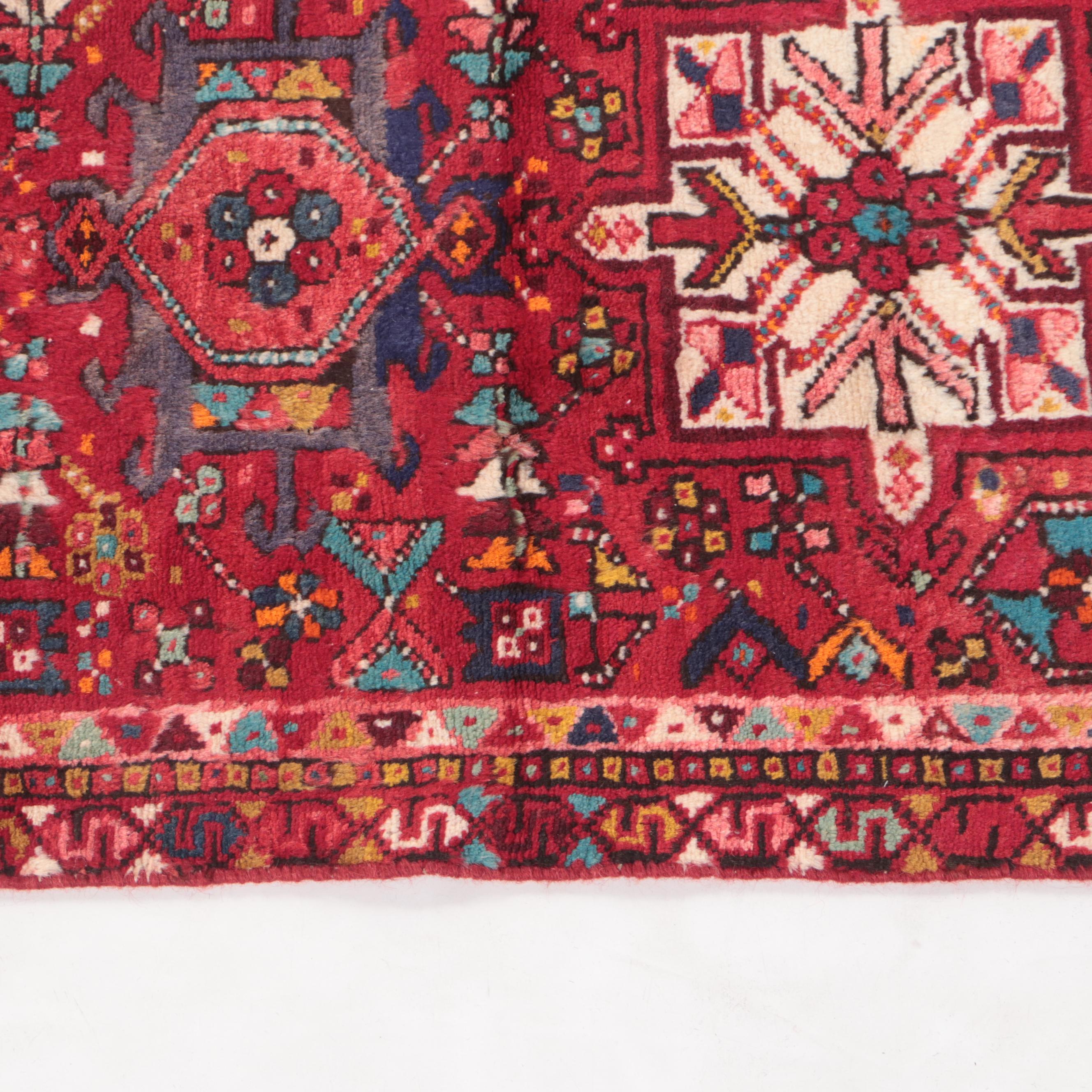 2'3 x 8'10 Hand-Knotted Persian Karaja Carpet Runner