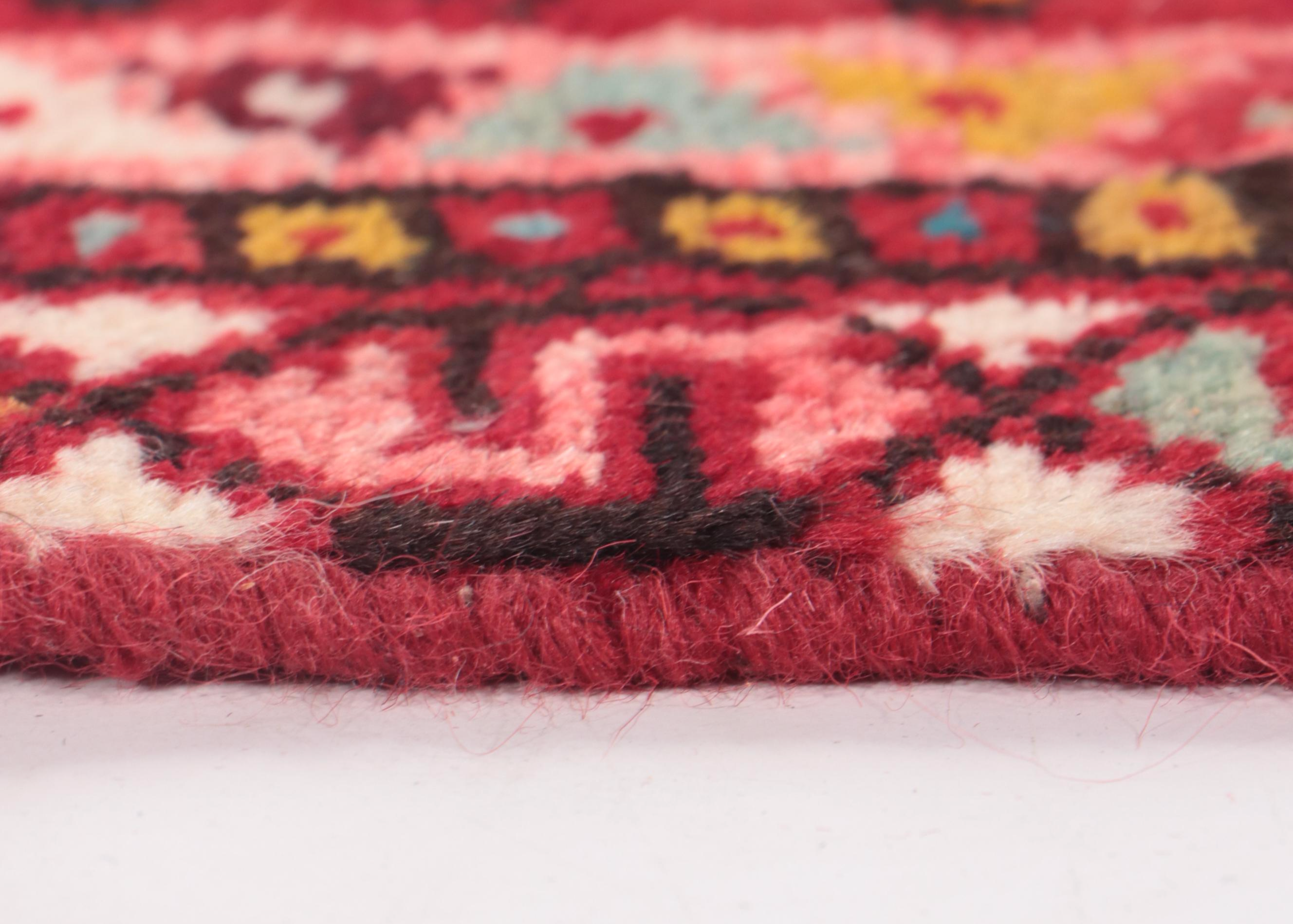 2'3 x 8'10 Hand-Knotted Persian Karaja Carpet Runner