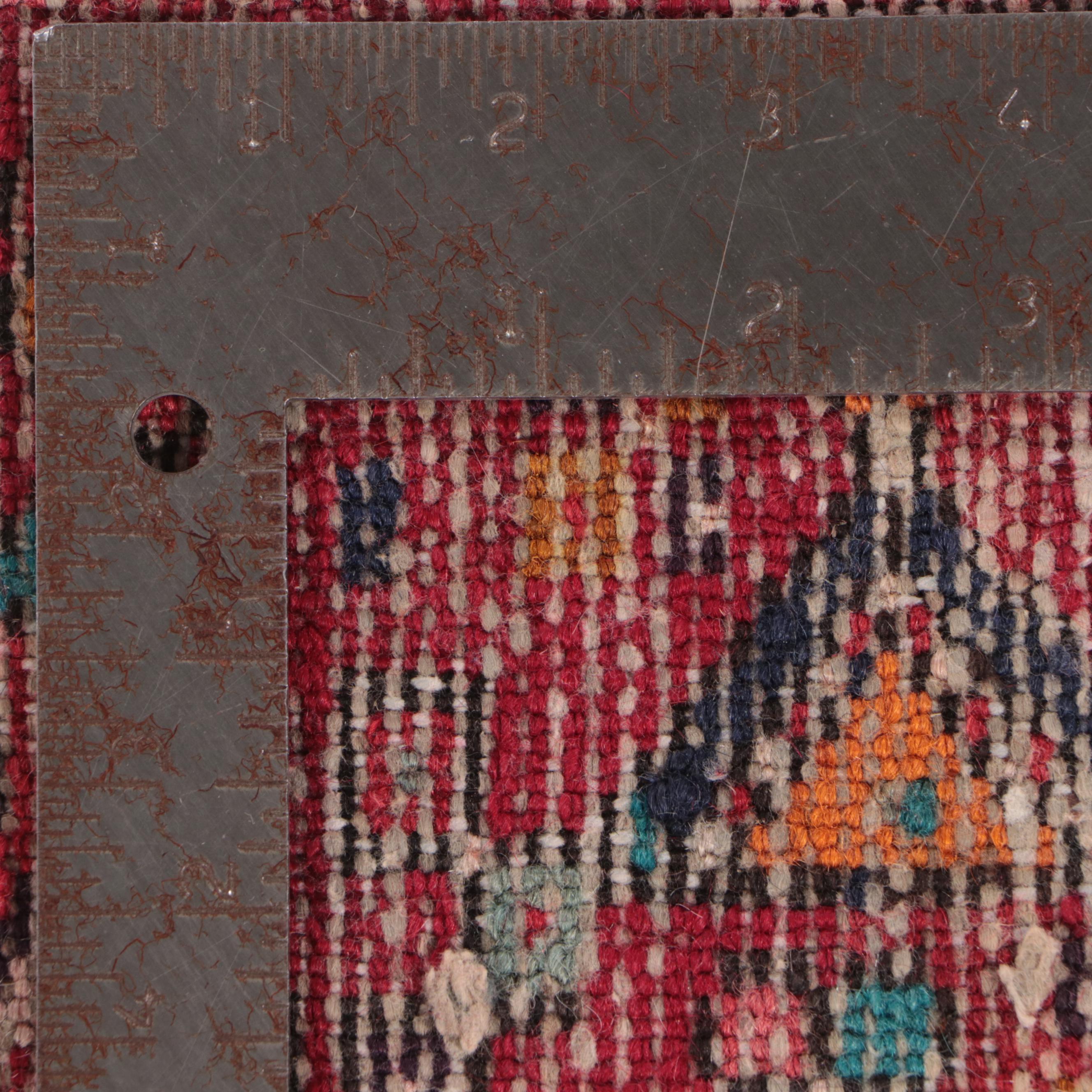 2'3 x 8'10 Hand-Knotted Persian Karaja Carpet Runner