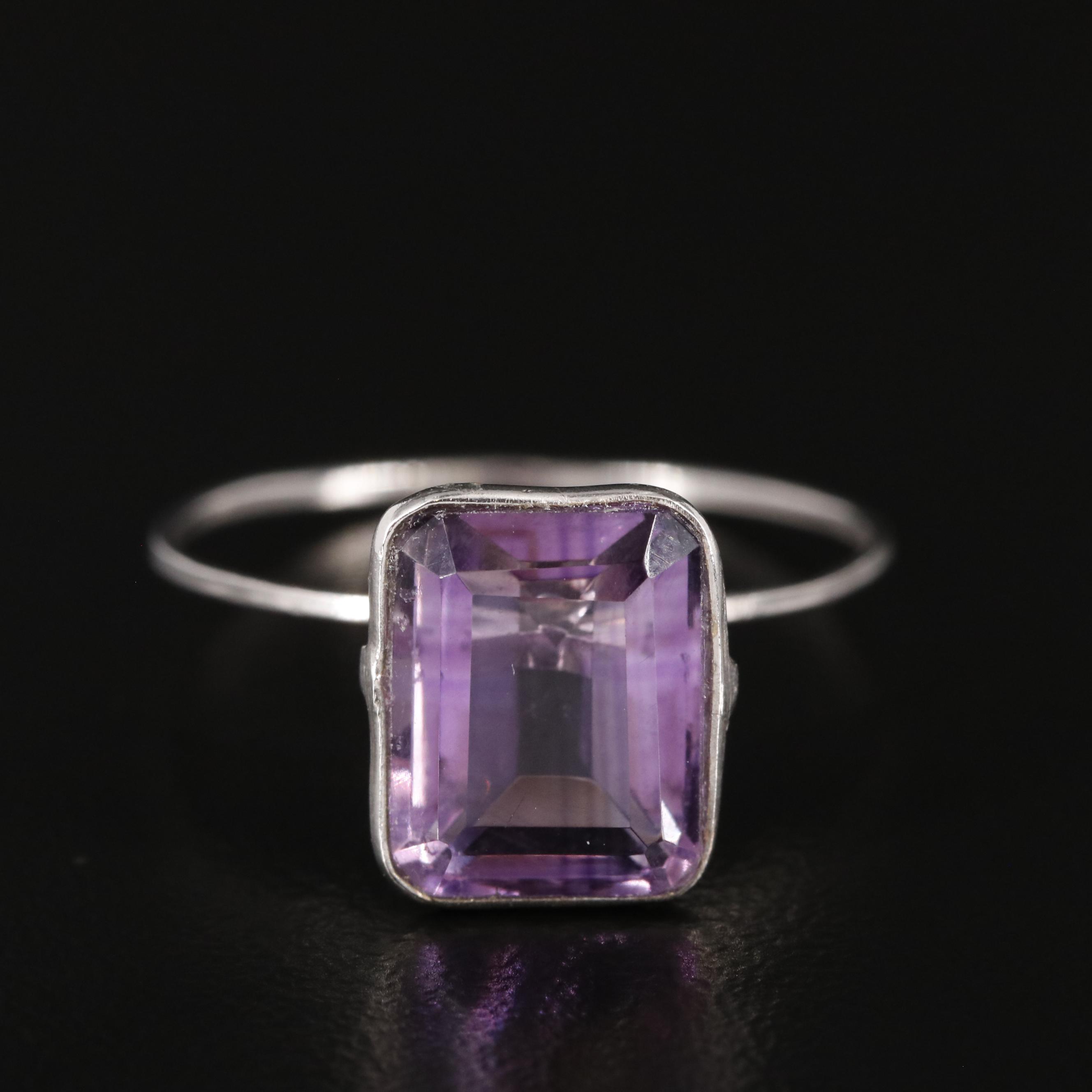 14K Amethyst Ring