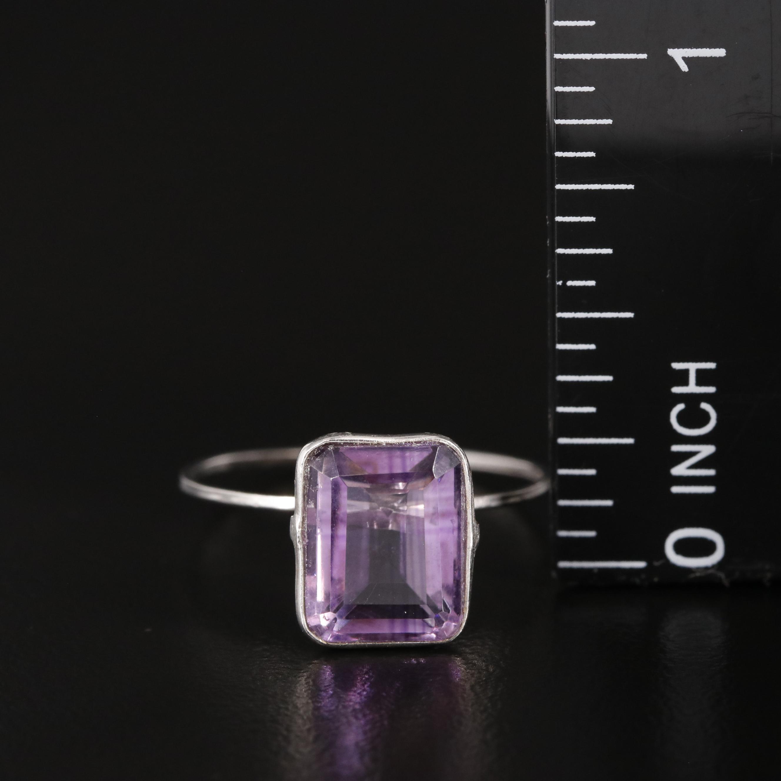 14K Amethyst Ring