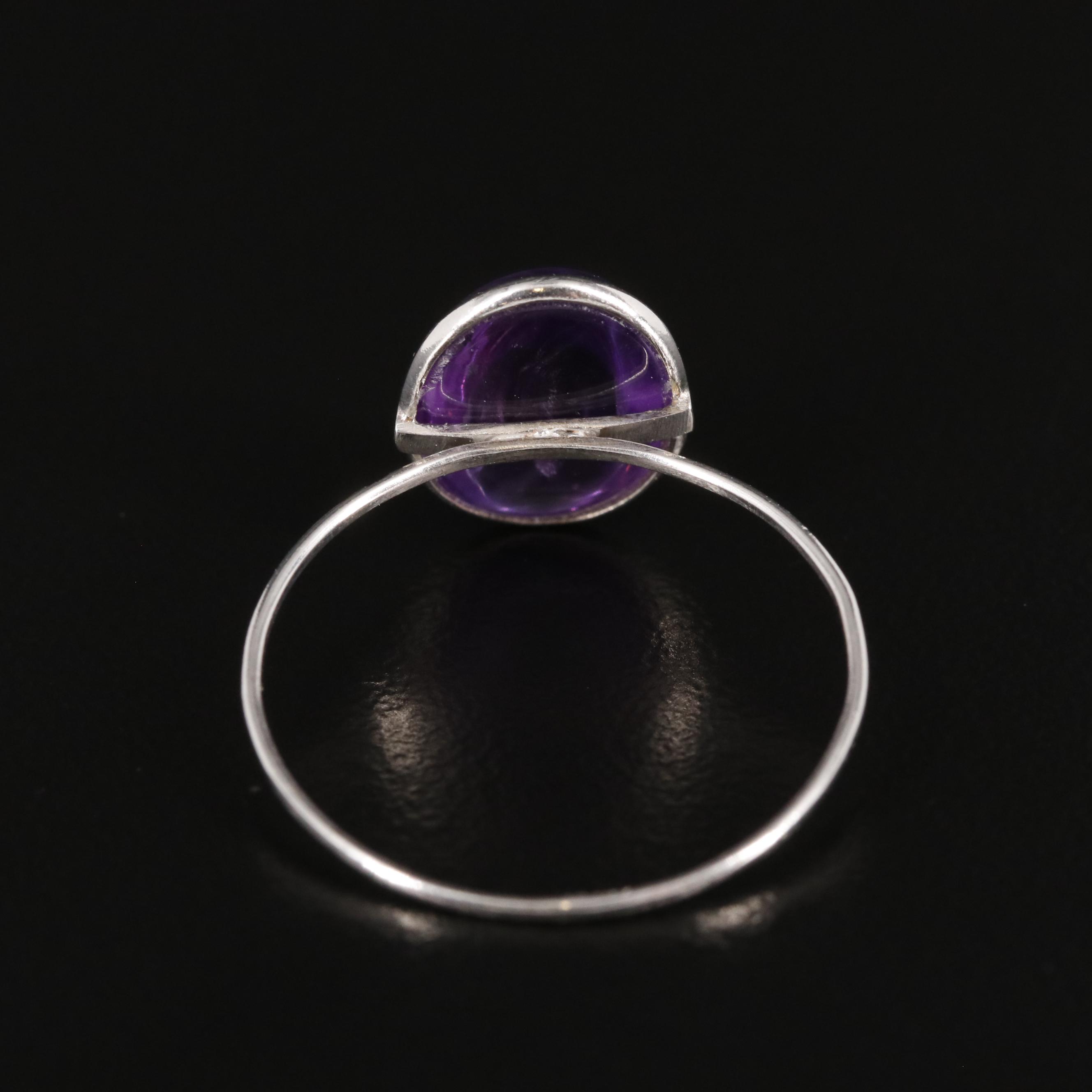 14K Amethyst Ring