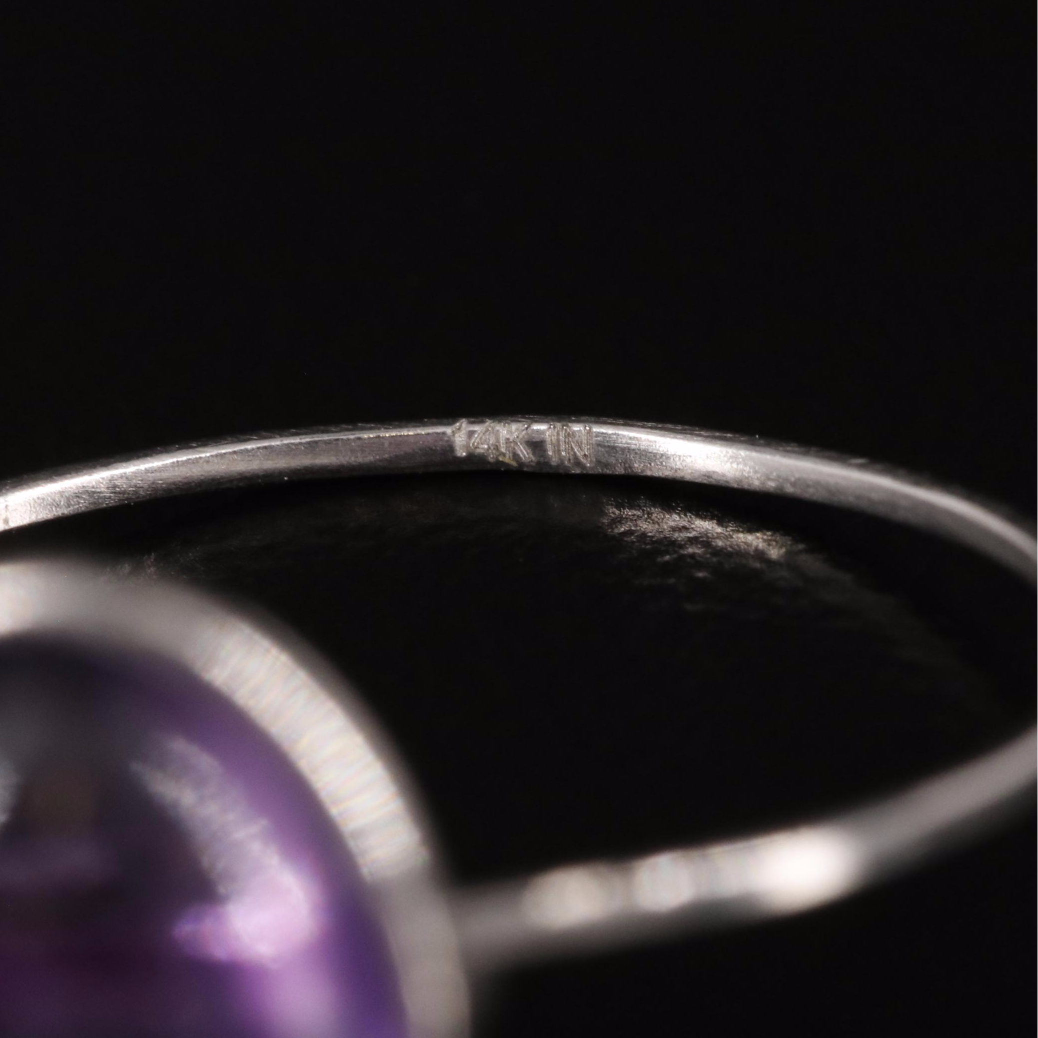 14K Amethyst Ring