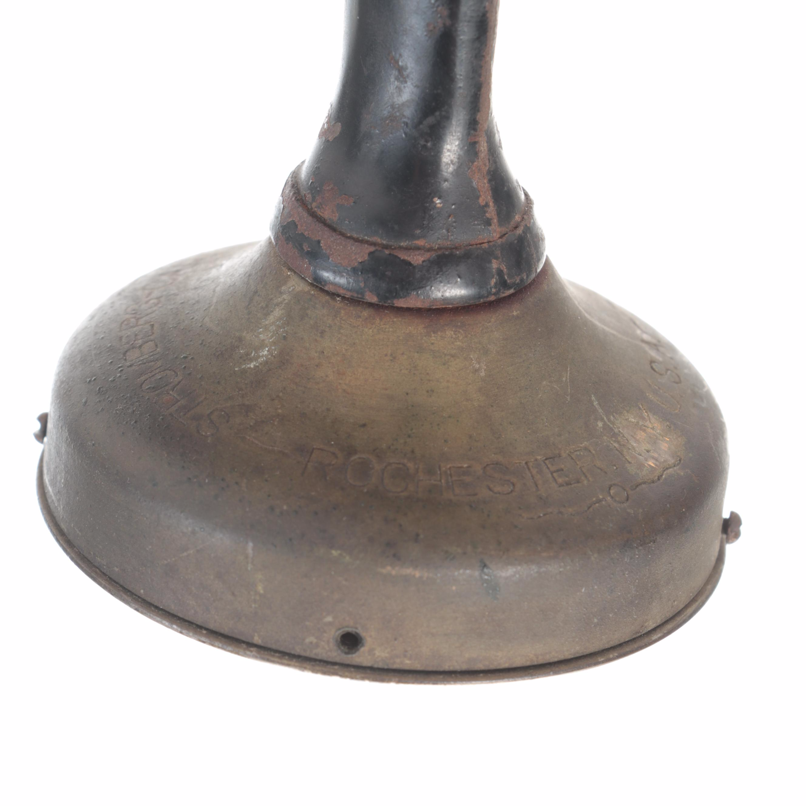 Stromberg-Carlson Oak Cabinet Wall Mount Telephone With Rotary Dial