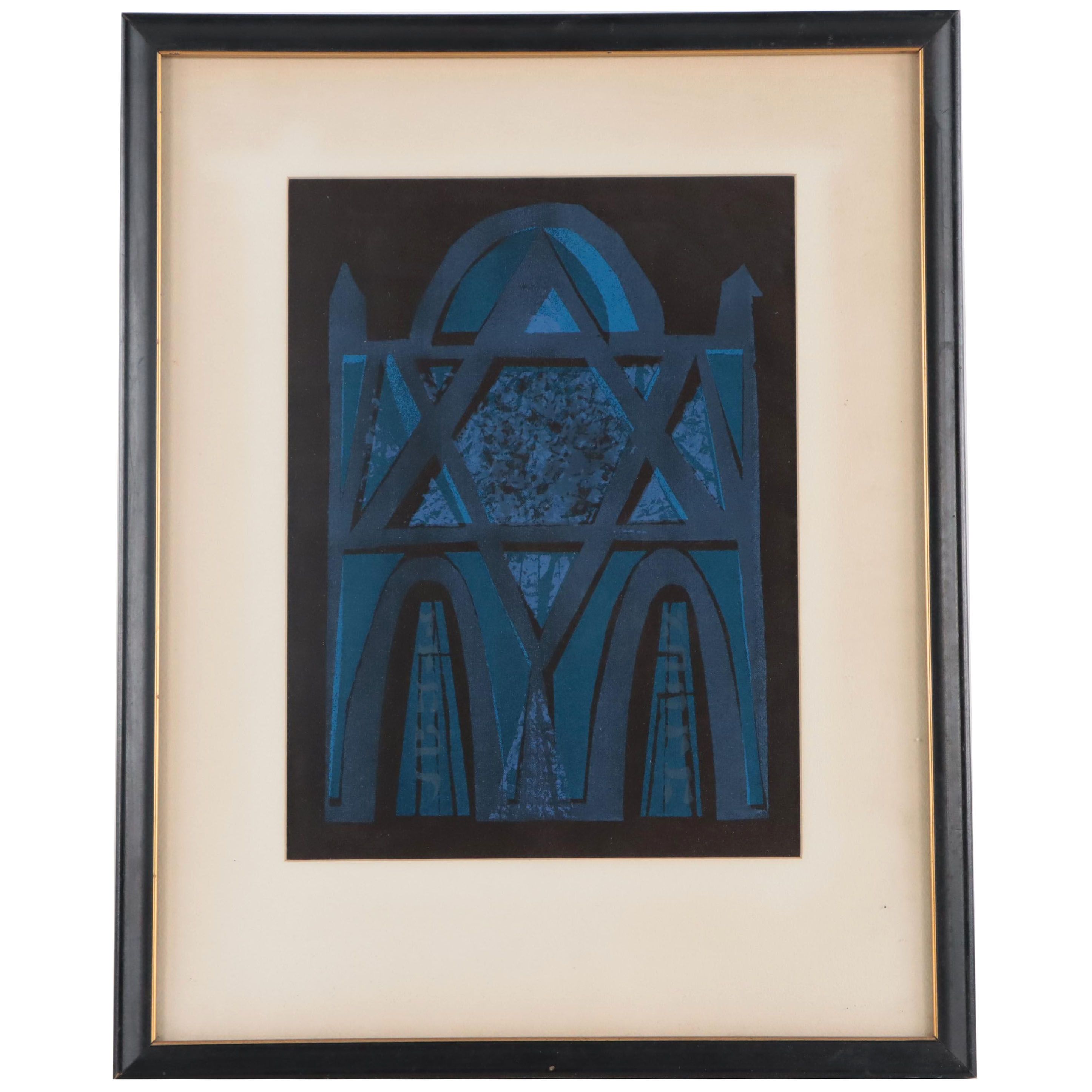 Serigraph of Star of David
