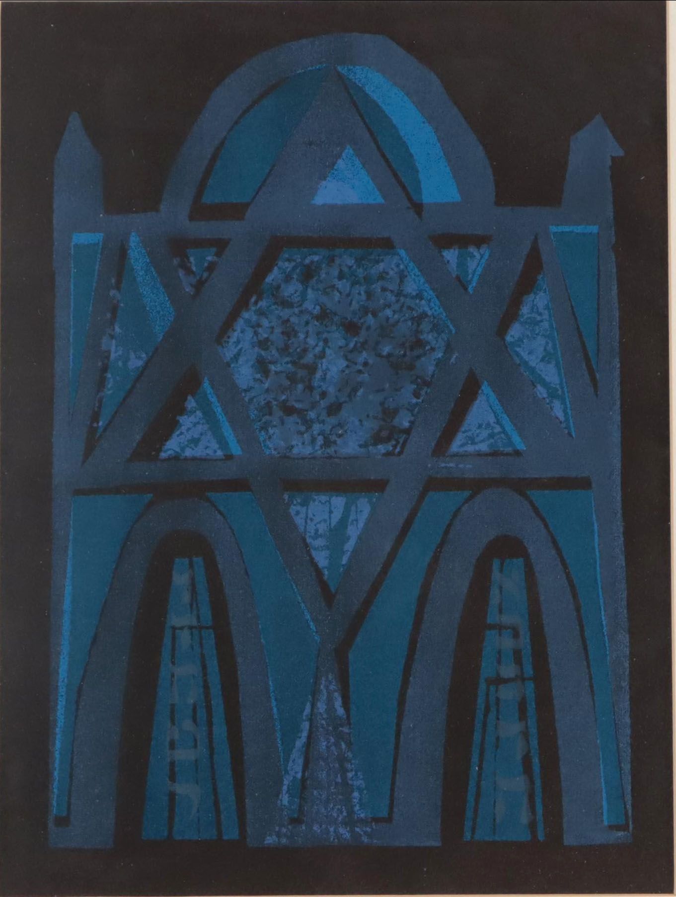 Serigraph of Star of David