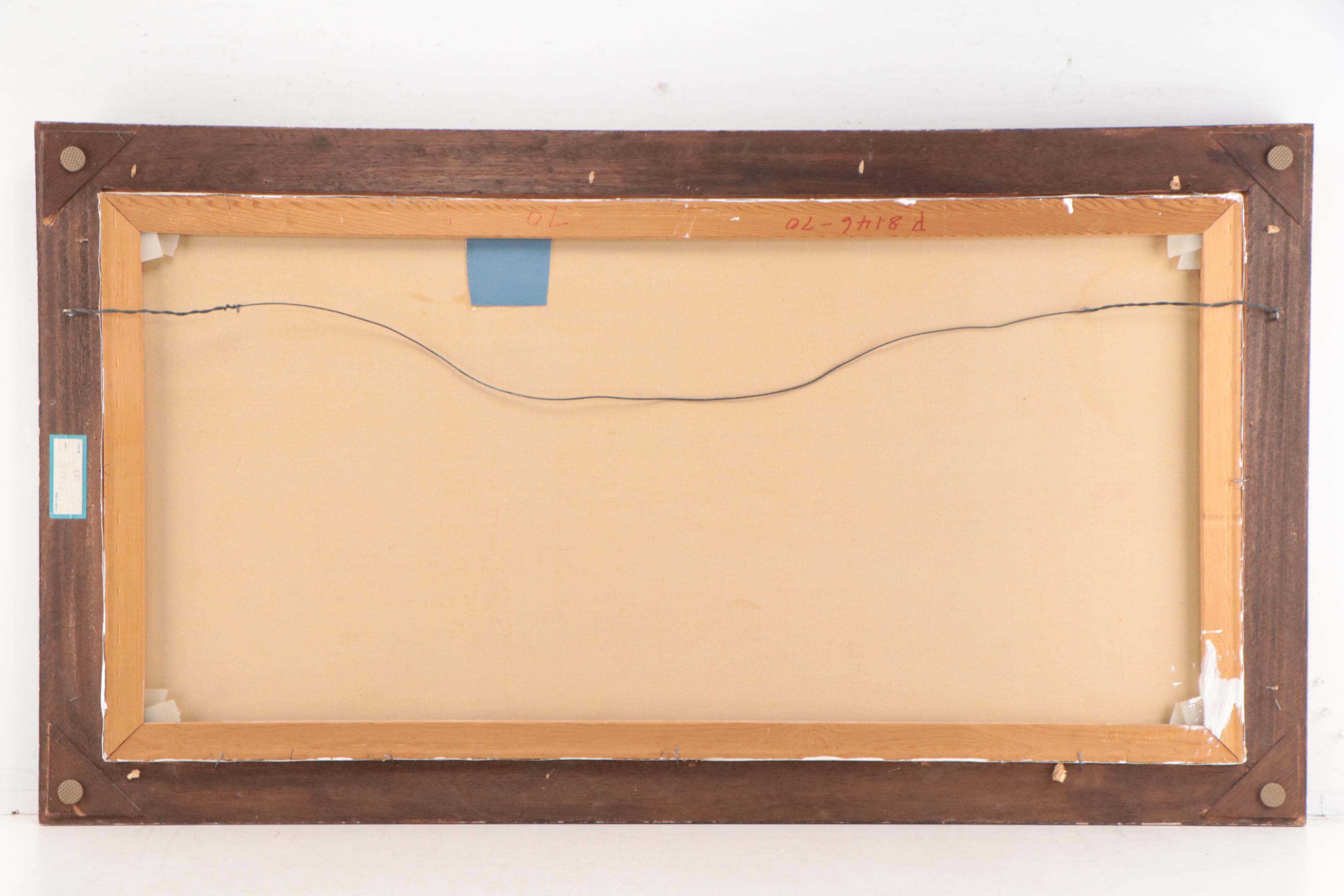 Sunset Seascape Oil Painting of Crashing Waves