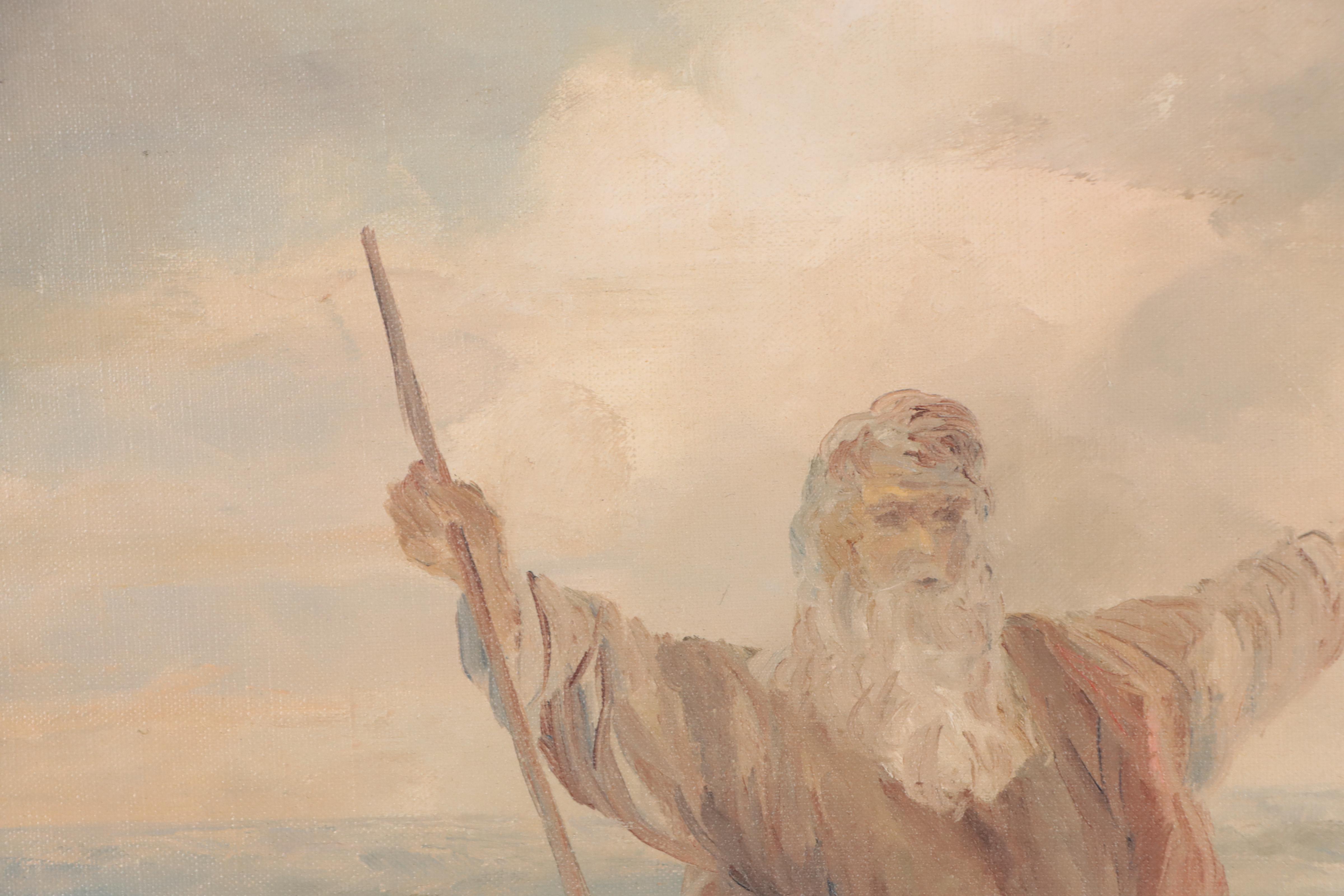 Gertrude Grigorov Oil Painting of Moses