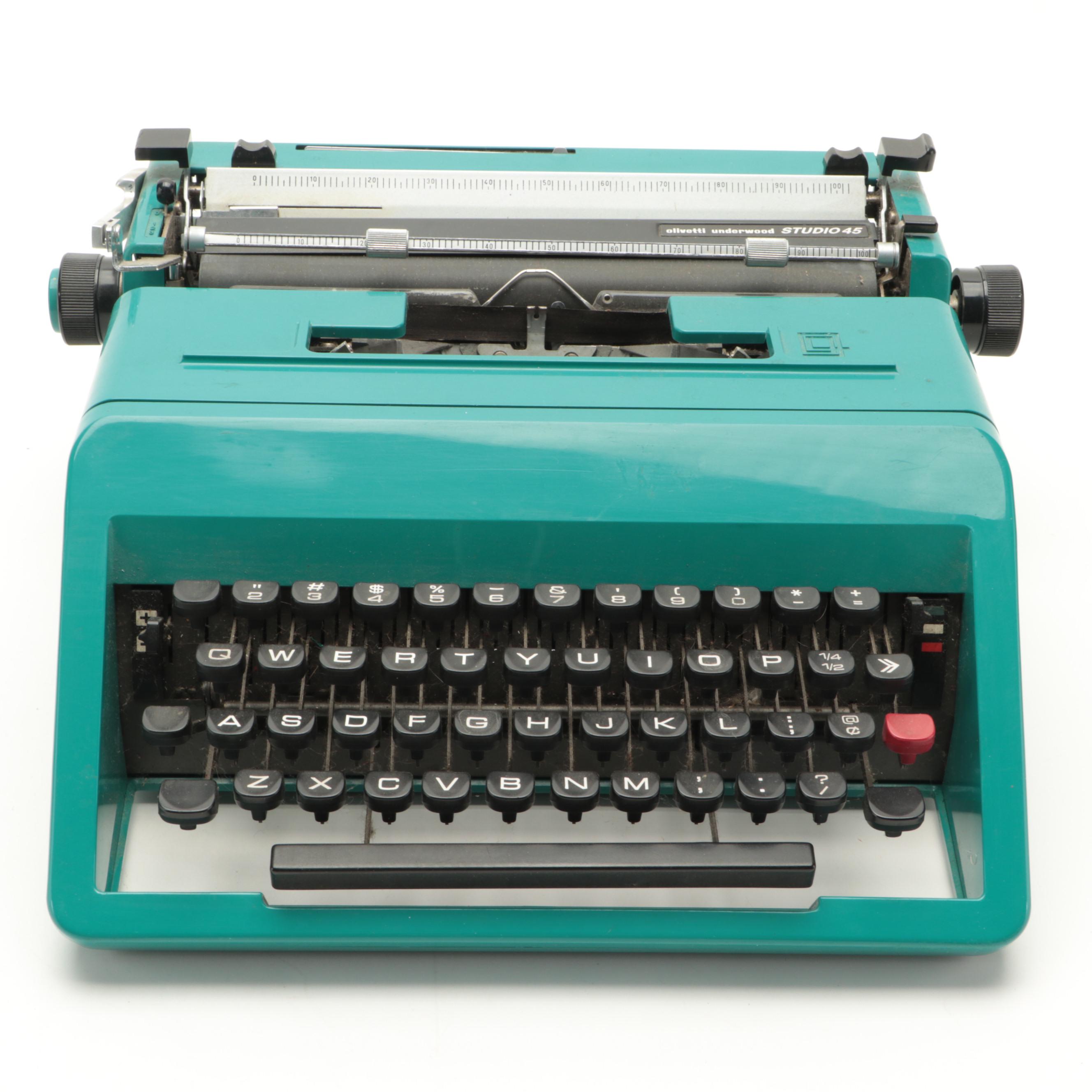 Olivetti Underwood "Studio 45" Typewriter, 1965