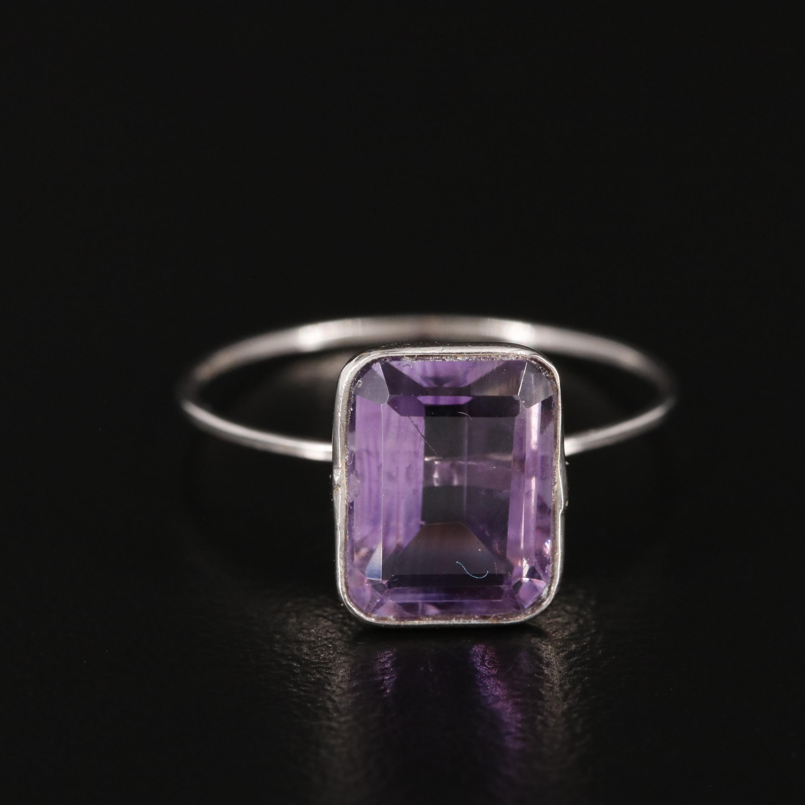 14K Amethyst Ring