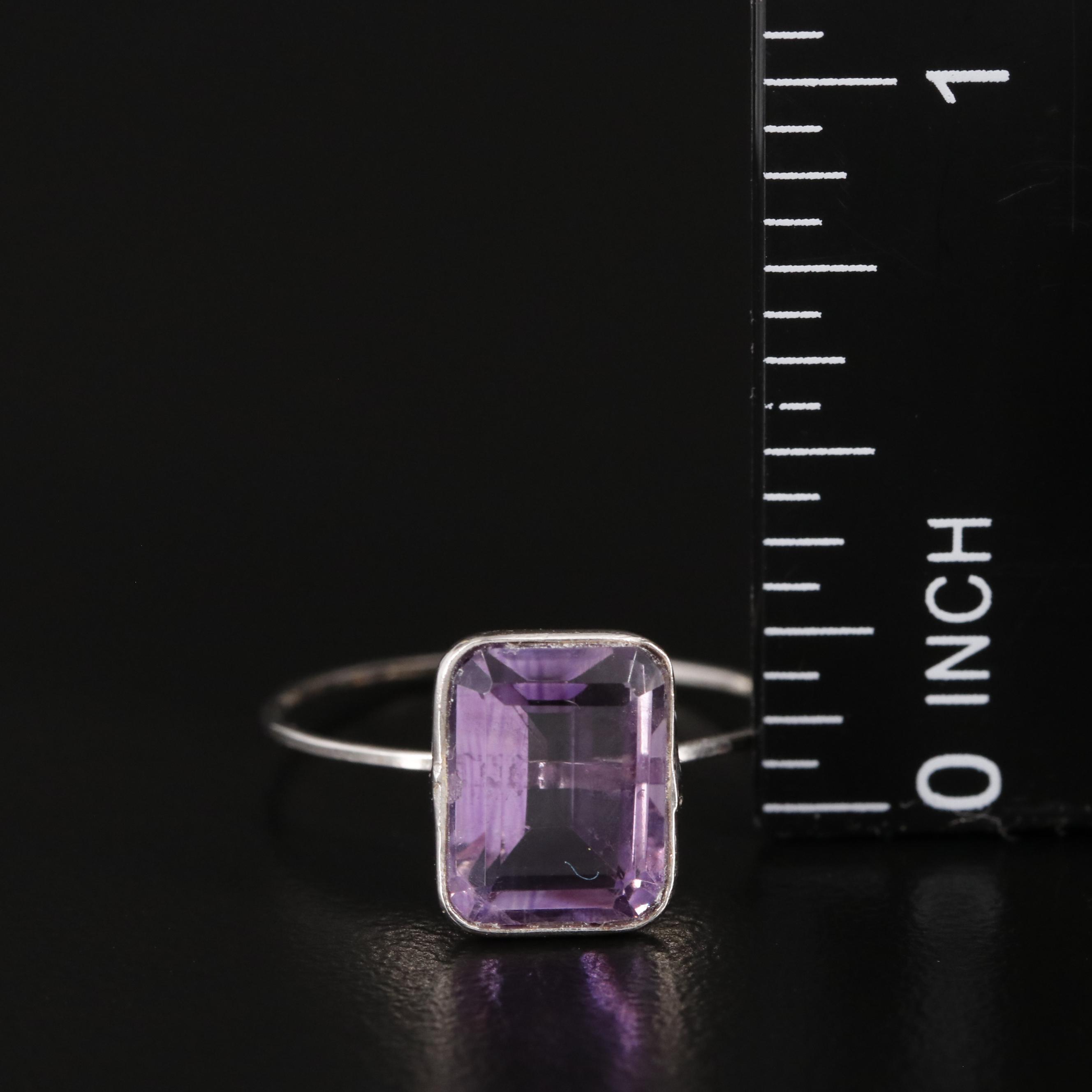 14K Amethyst Ring