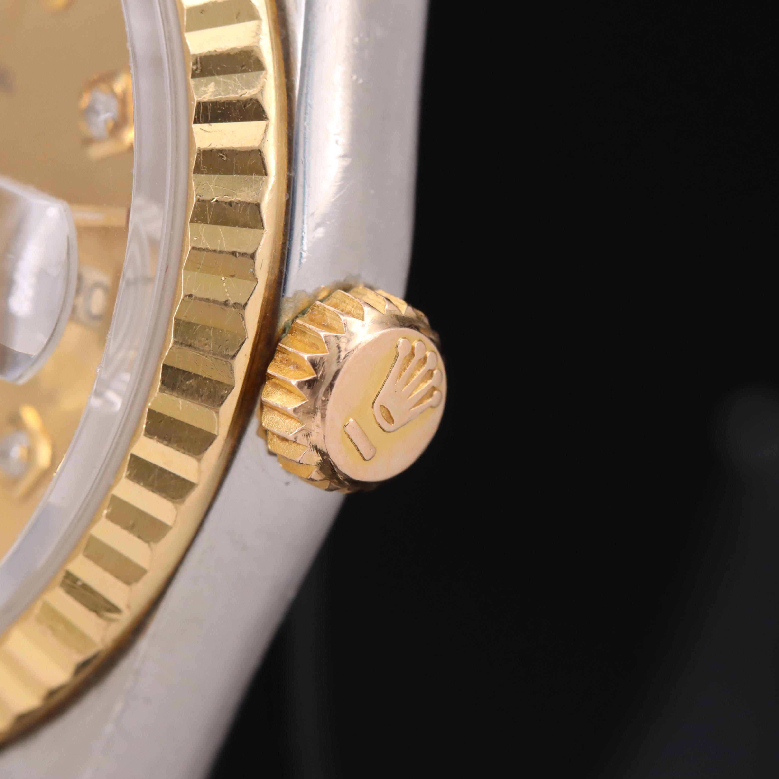 1990 18K and Stainless Steel Rolex Oyster Perpetual Datejust