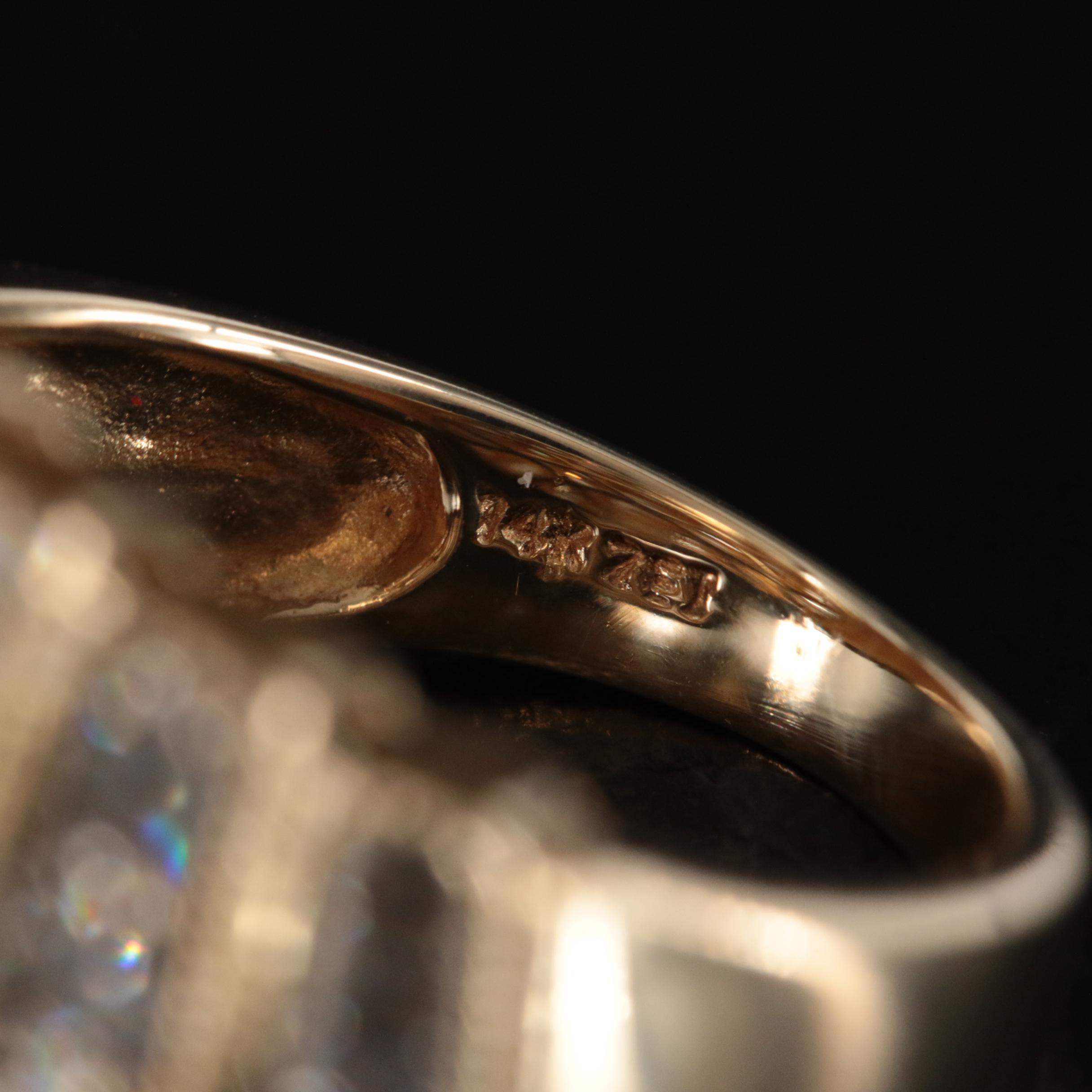 14K 3.00 CTW Diamond Bombé Ring