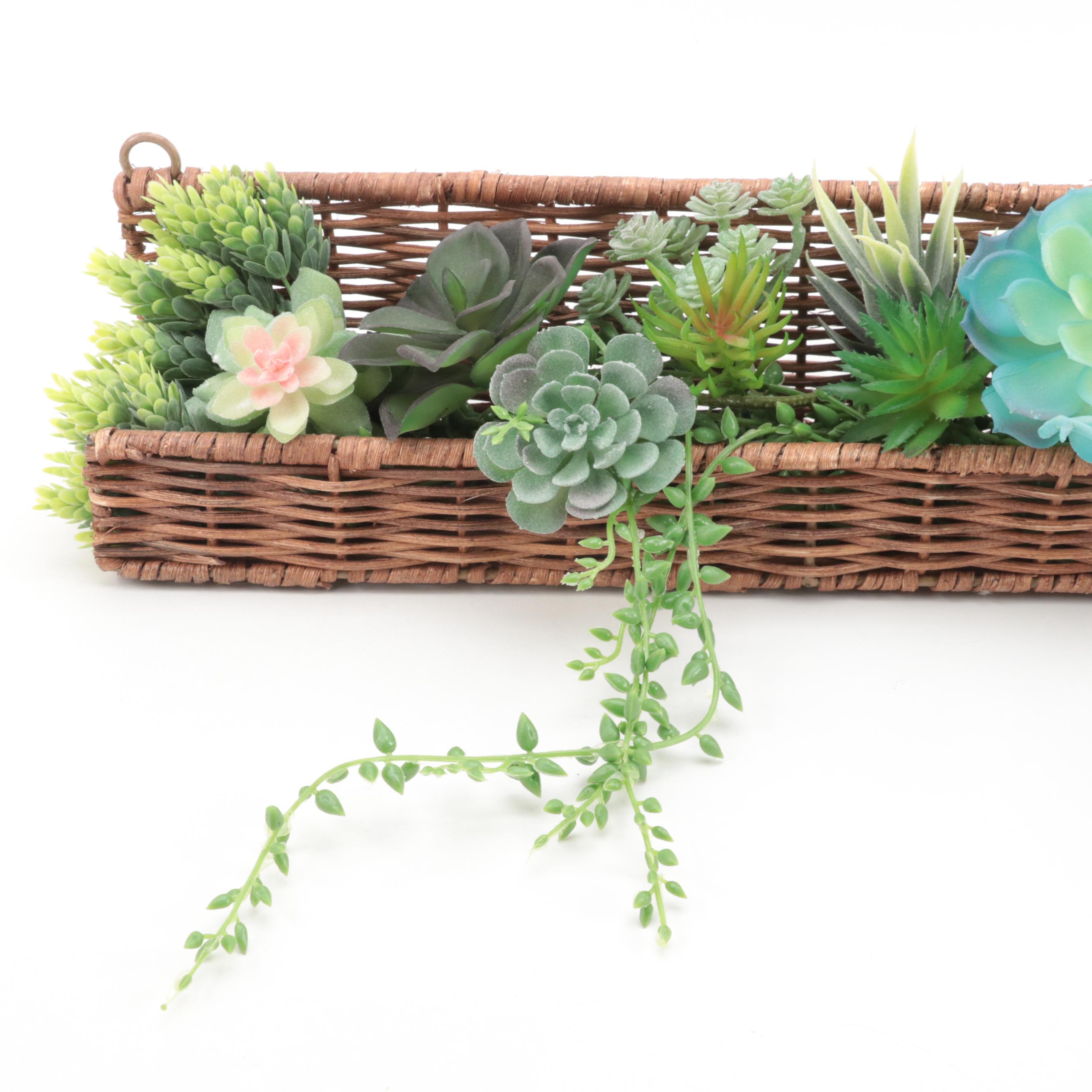 Sempervivum Hen and Chicks Artificial Arrangements and Wall Decor