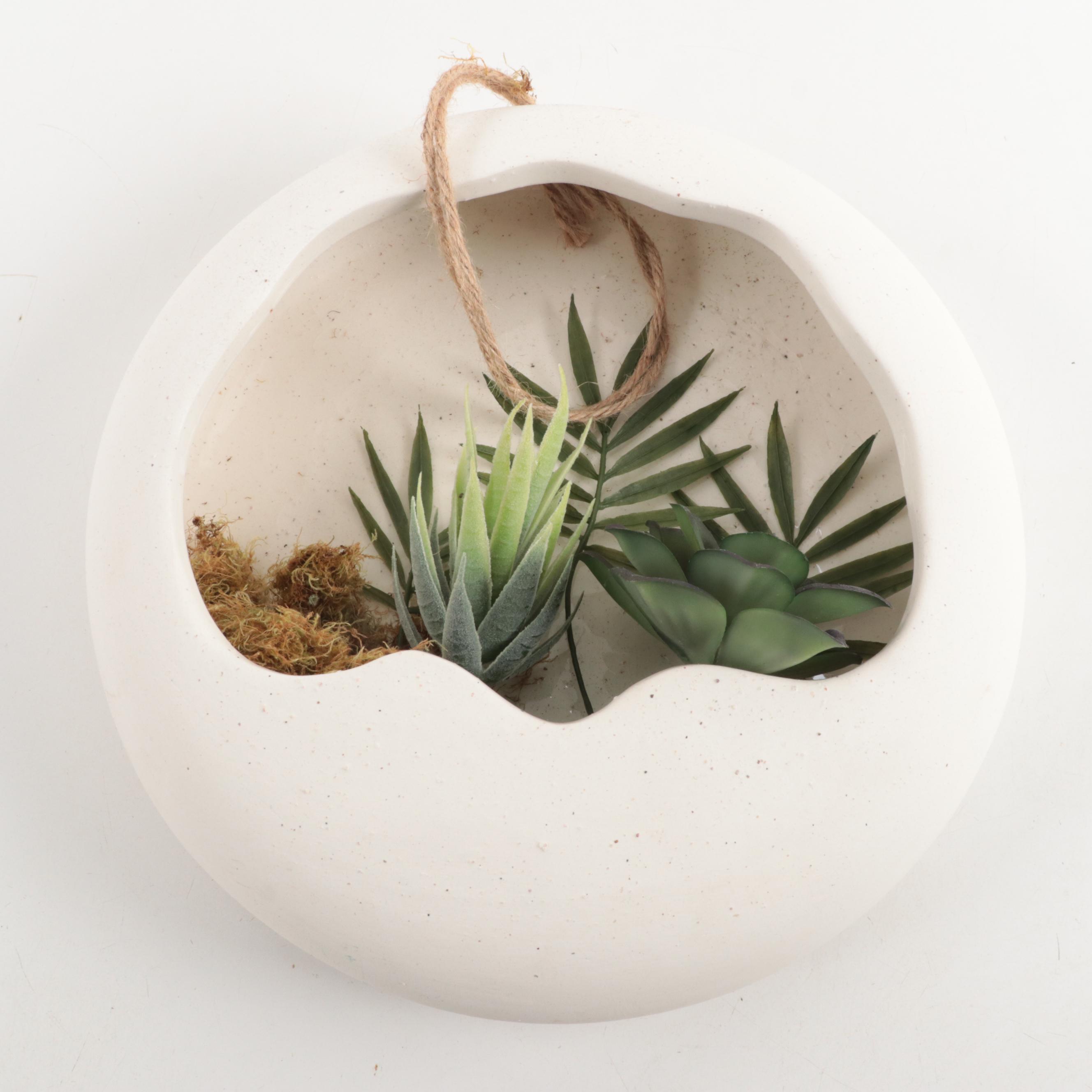 Sempervivum Hen and Chicks Artificial Arrangements and Wall Decor