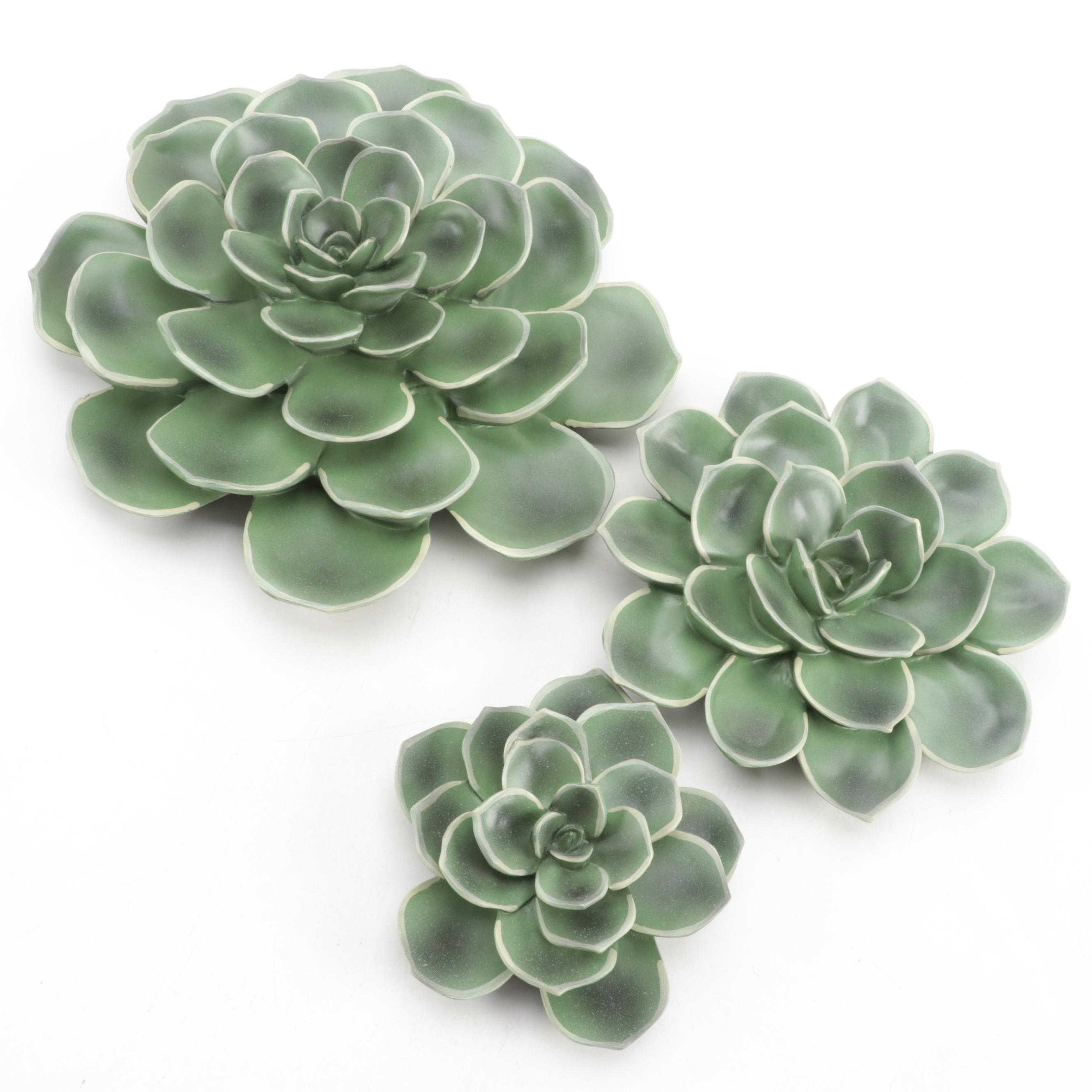 Sempervivum Hen and Chicks Artificial Arrangements and Wall Decor