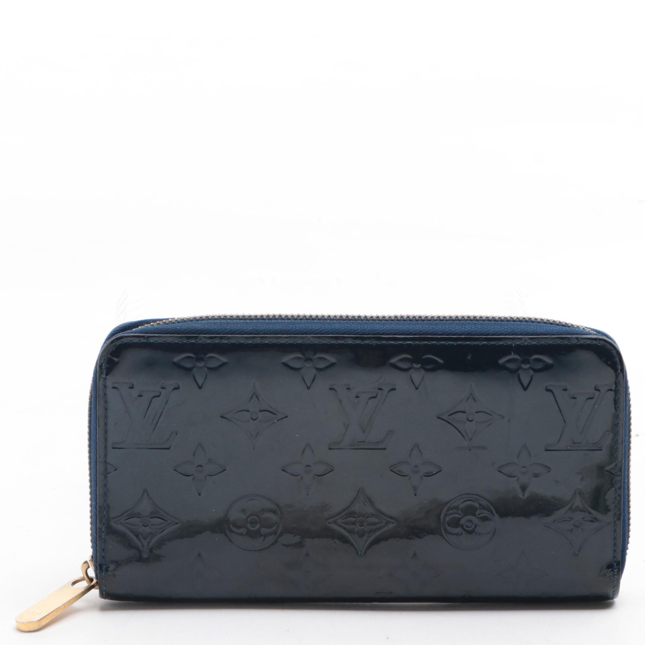 Louis Vuitton Zippy Wallet in Grand Blue Monogram Vernis