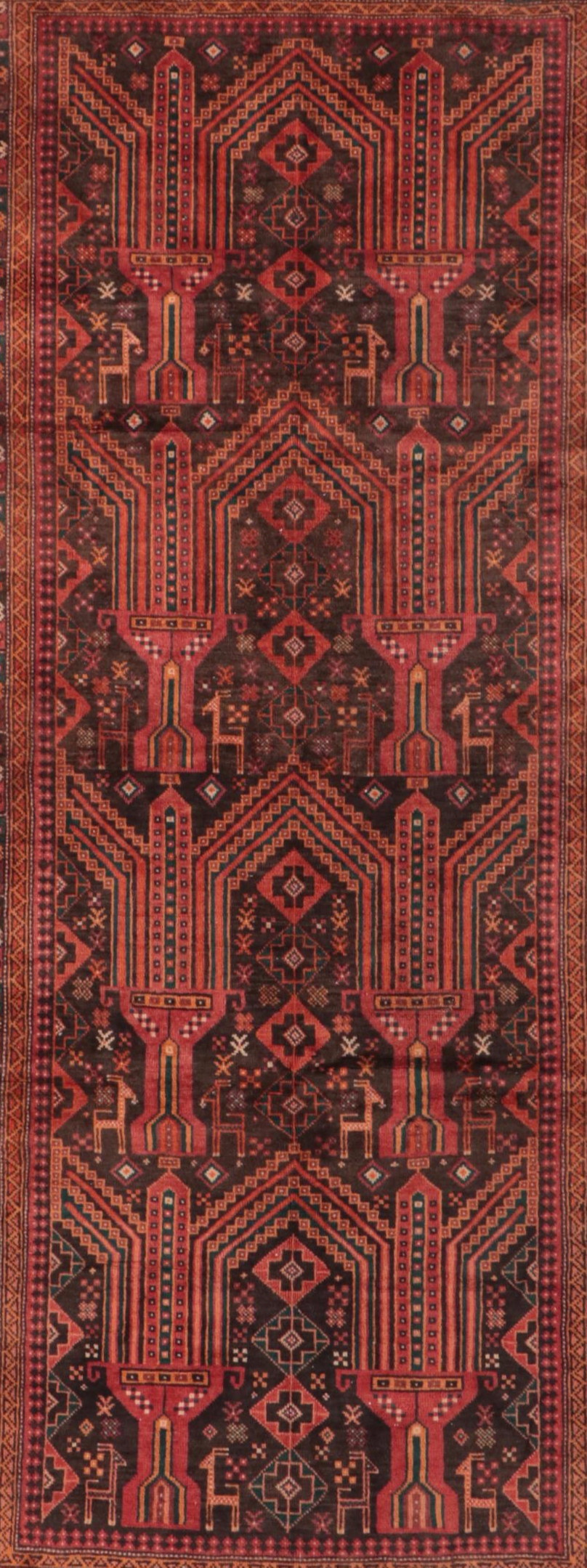 3'11 x 8'3 Hand-Knotted Northwest Persian Area Rug