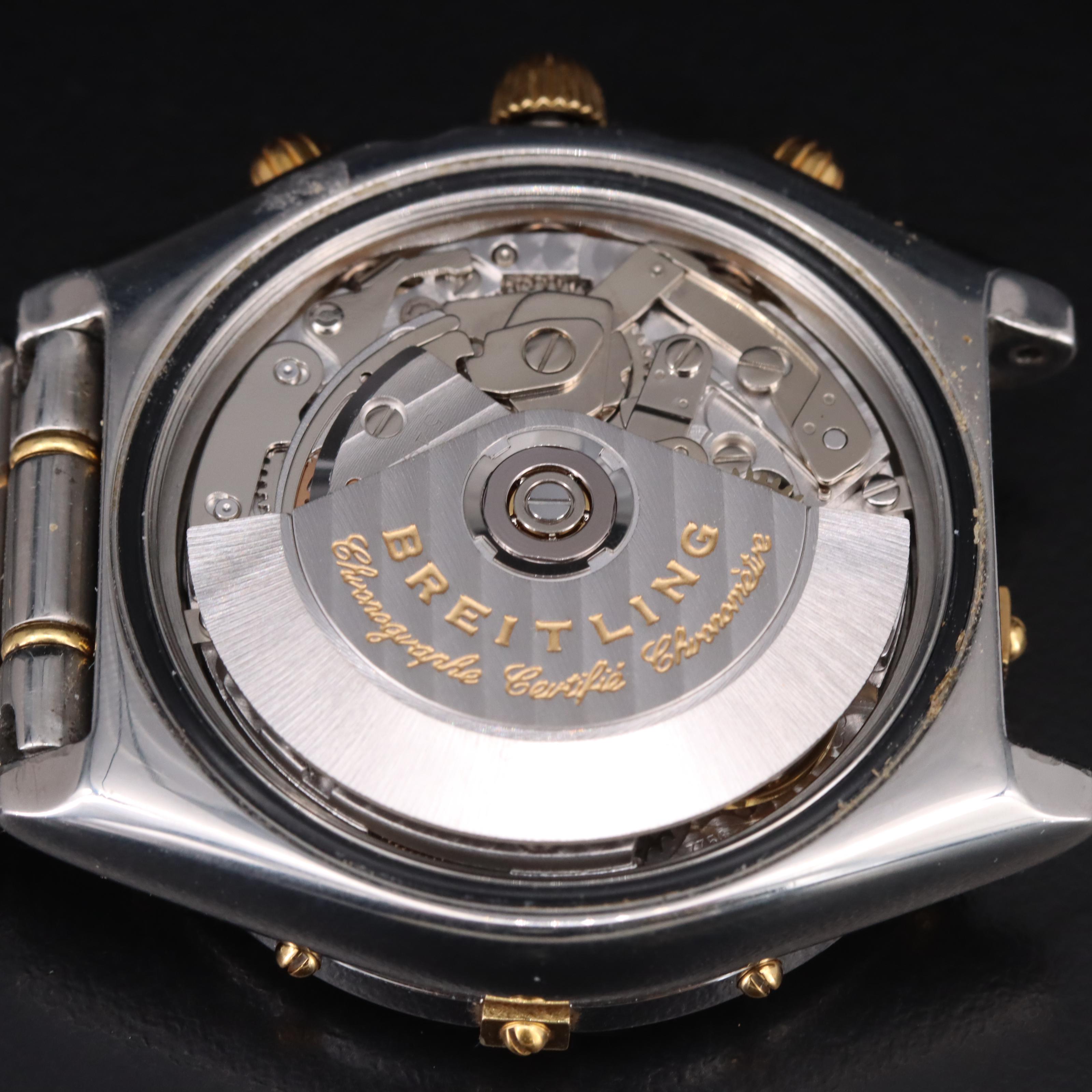 18K and Stainless Steel Breitling Chronomat Chronograph Watch