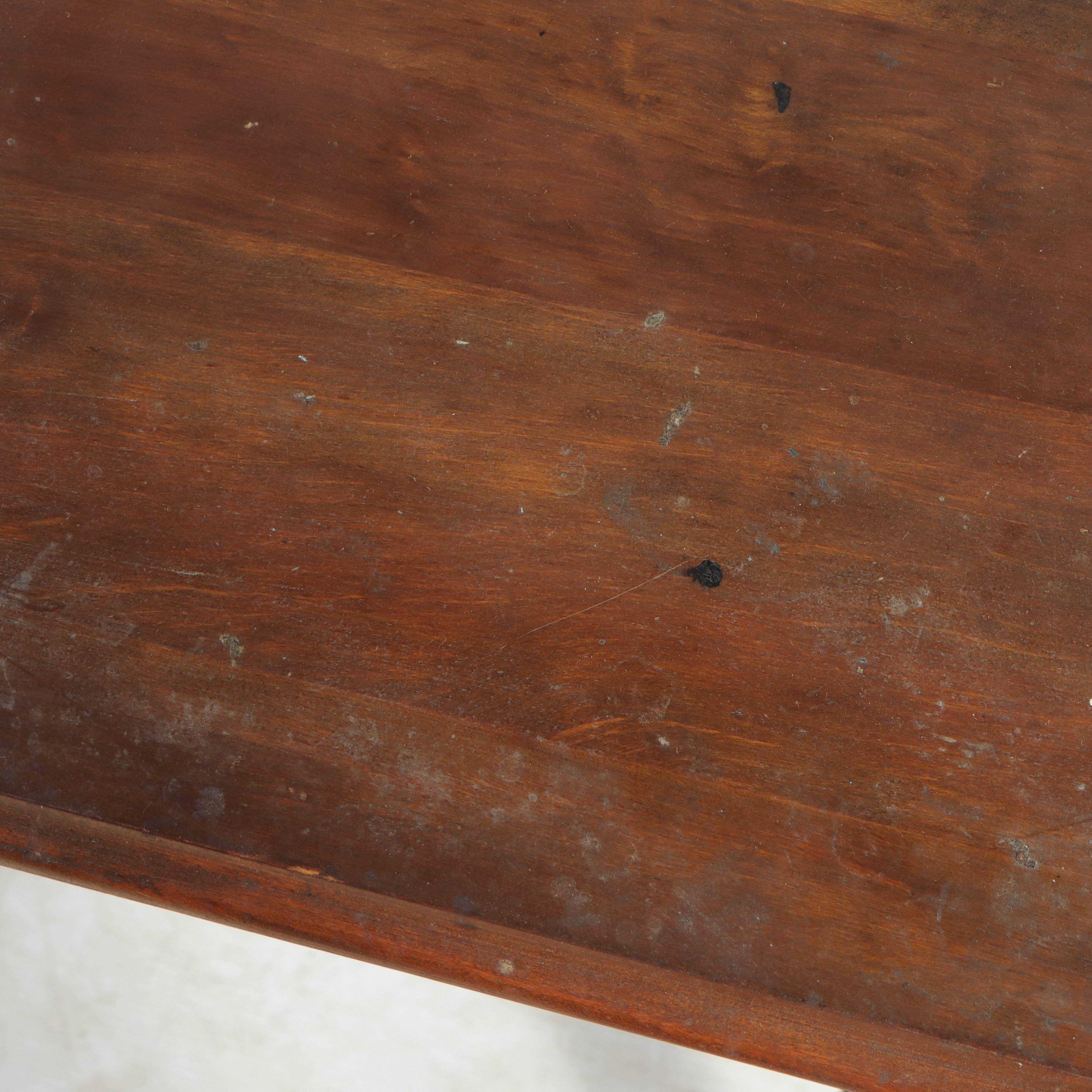Colonial Revival Walnut-Stained Writing Table, circa 1930