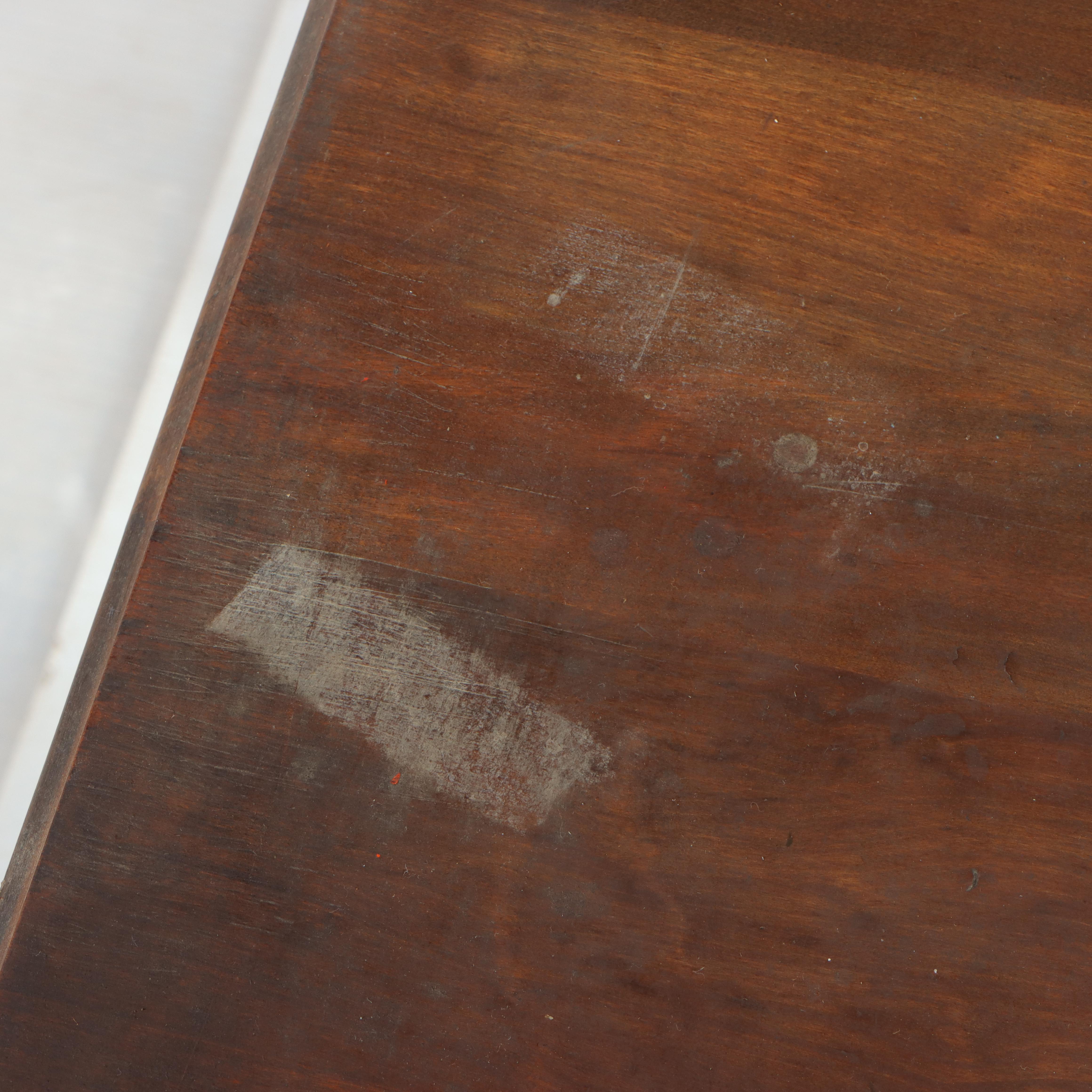 Colonial Revival Walnut-Stained Writing Table, circa 1930
