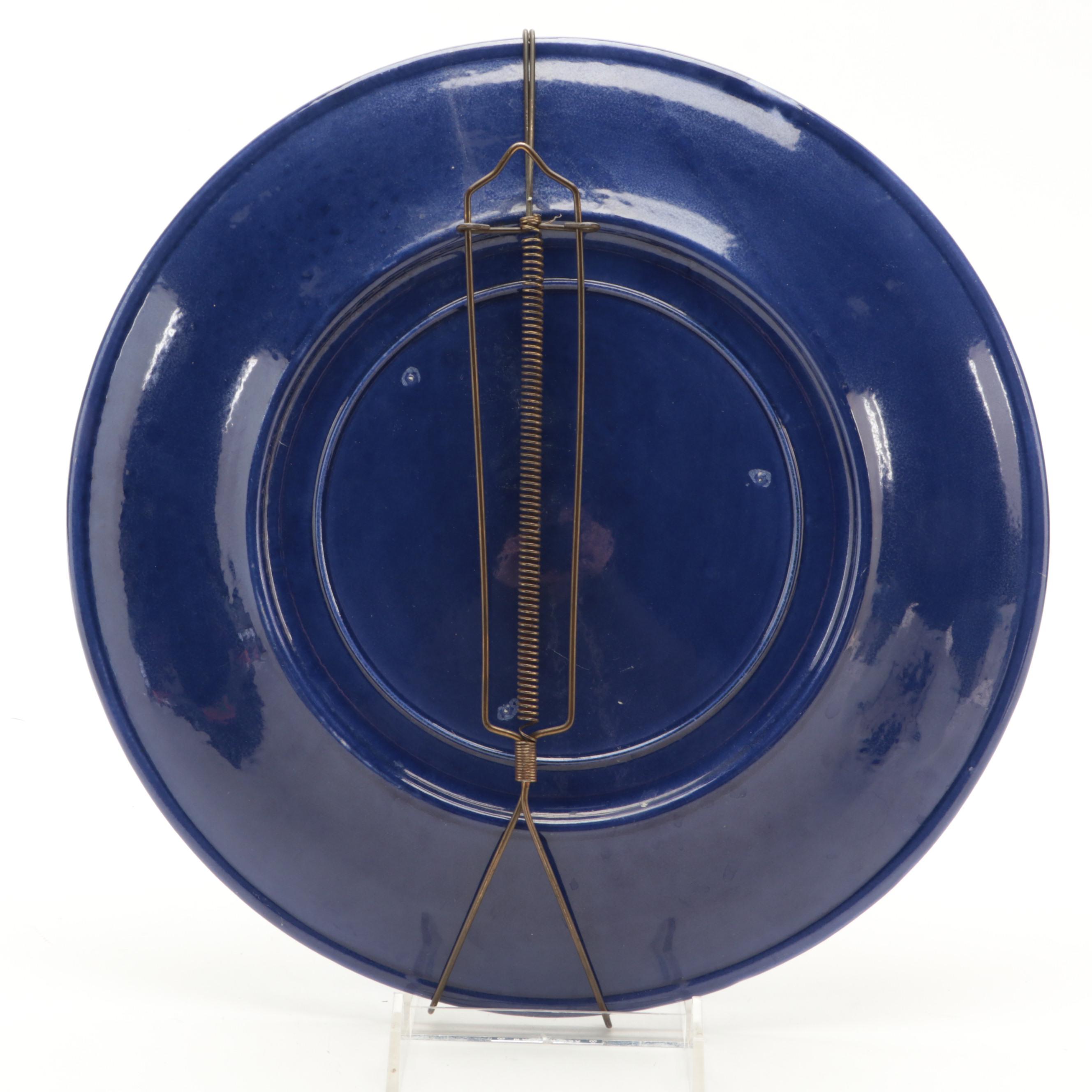 Victoria Porcelain "Blue Bird" Table Accessories with Other Ceramic Plates