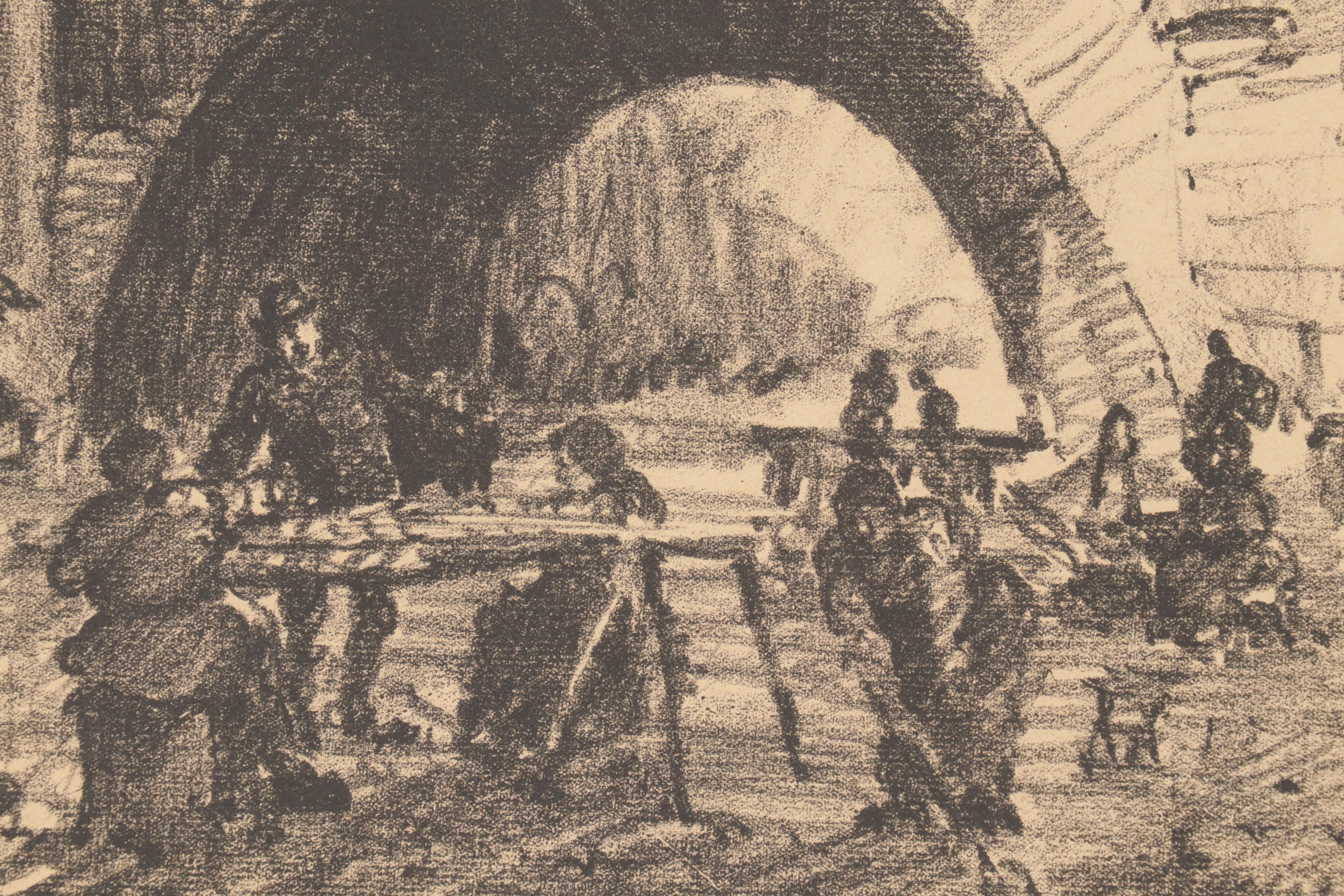 Howard Leigh Architectural Lithographs, Circa 1960