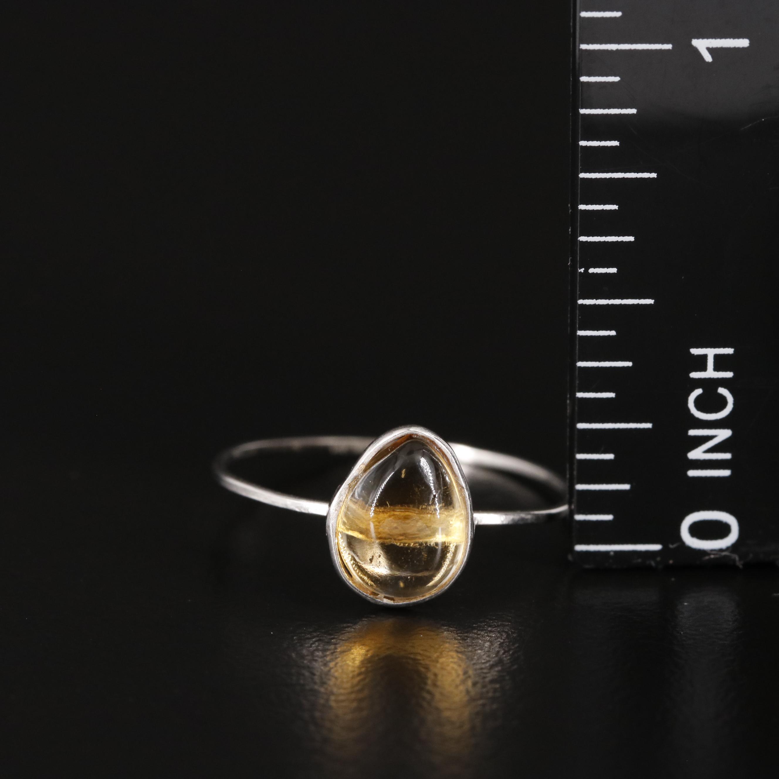 14K Citrine Ring