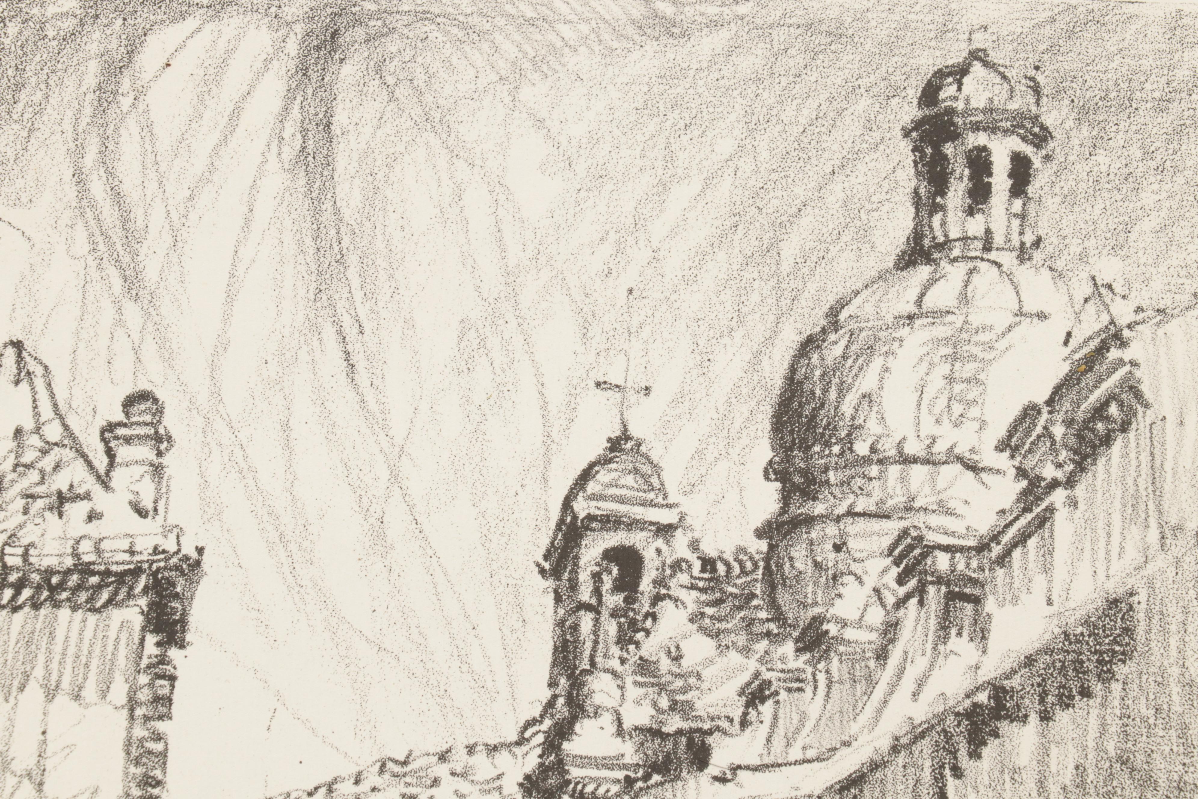 Howard Leigh Architectural Lithographs, Circa 1960