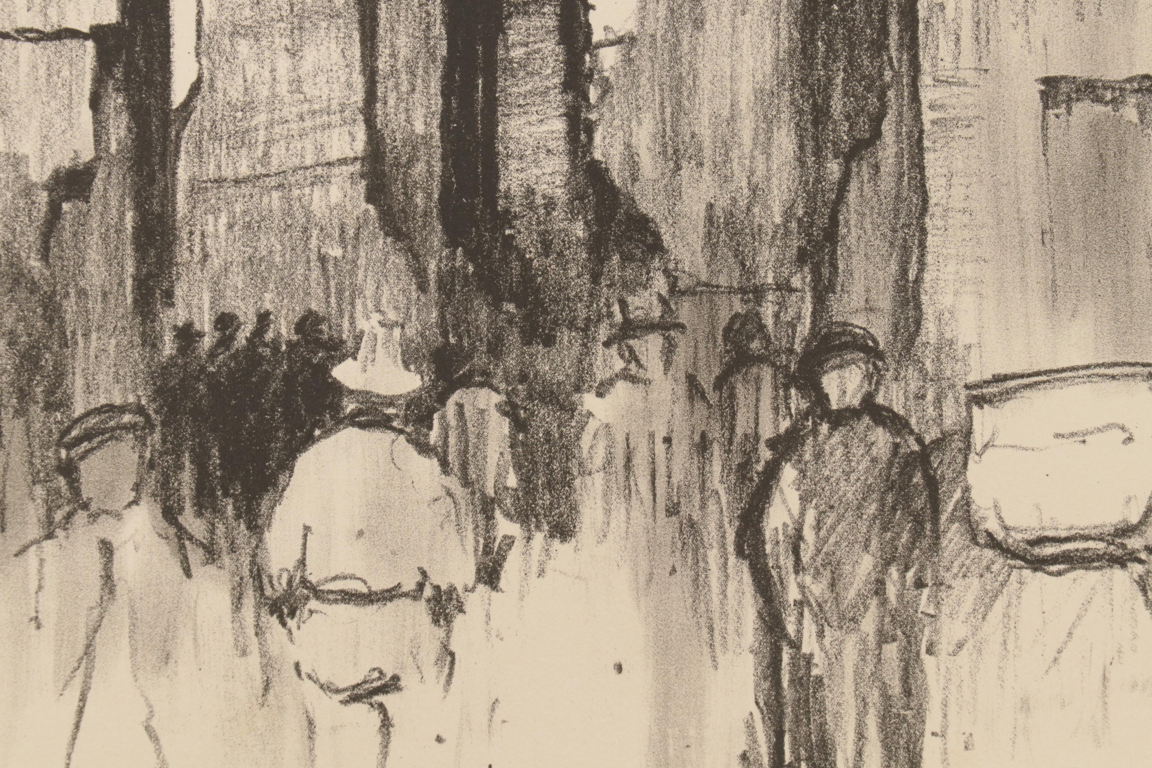 Howard Leigh Architectural Lithographs, Circa 1960