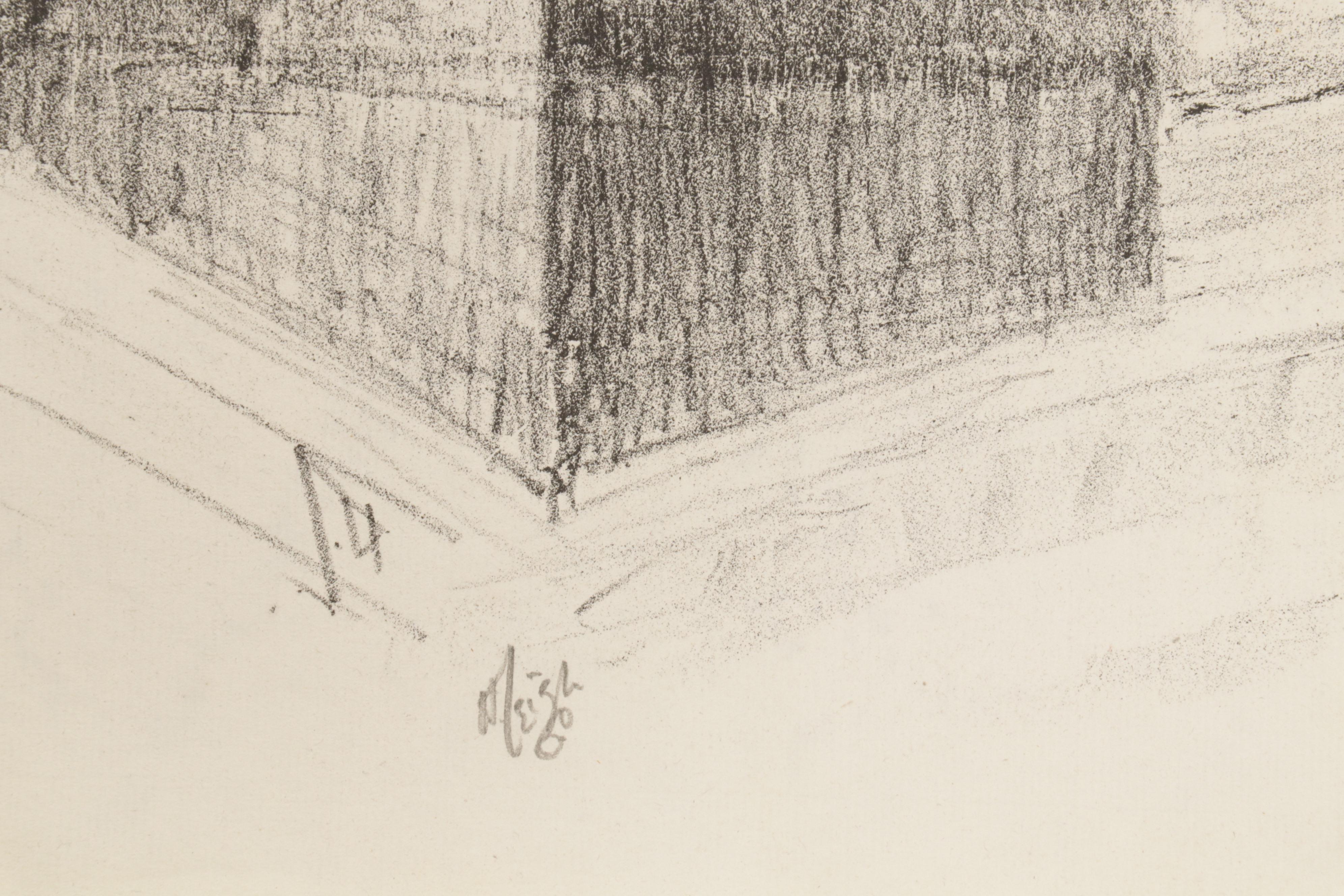 Howard Leigh Architectural Lithographs, Circa 1960